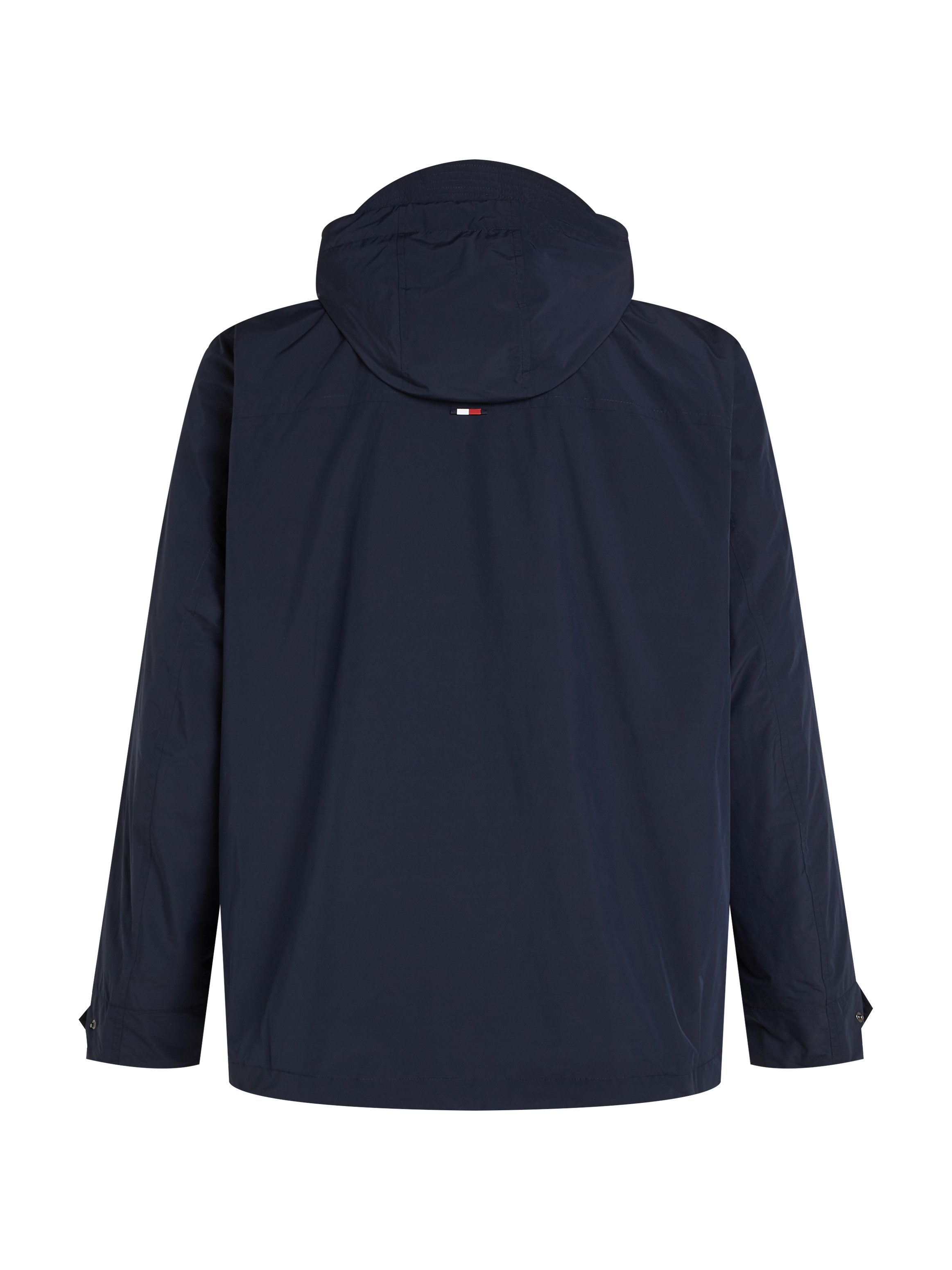 Tommy Hilfiger Allweatherjack BT-LW PACKABLE HOODED JKT-B in grote maten logoborduring