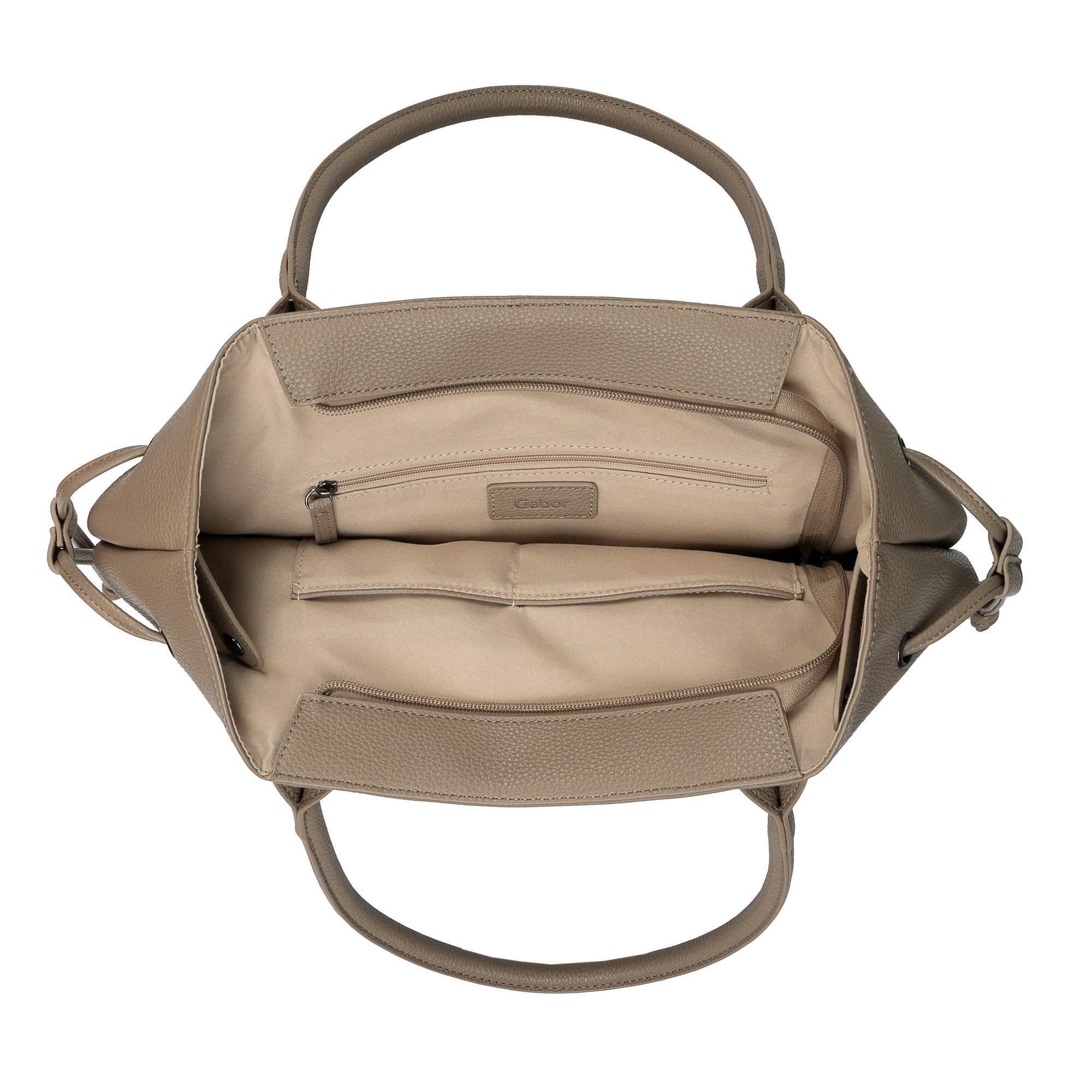 Gabor Shopper Granada Structure ingebreide unieke strepen van veloursleerimitatie