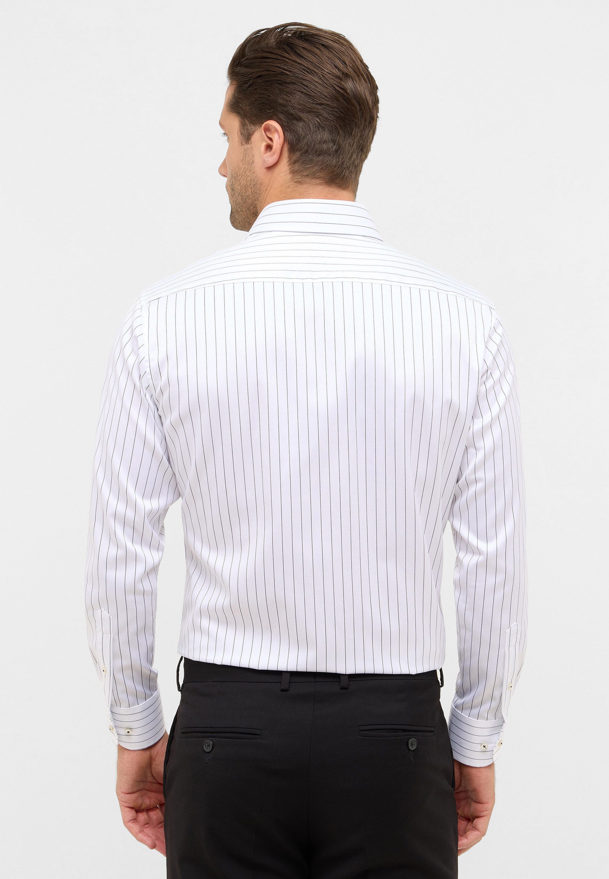Eterna Overhemd met lange mouwen MODERN FIT NON IRON (strijkvrij)