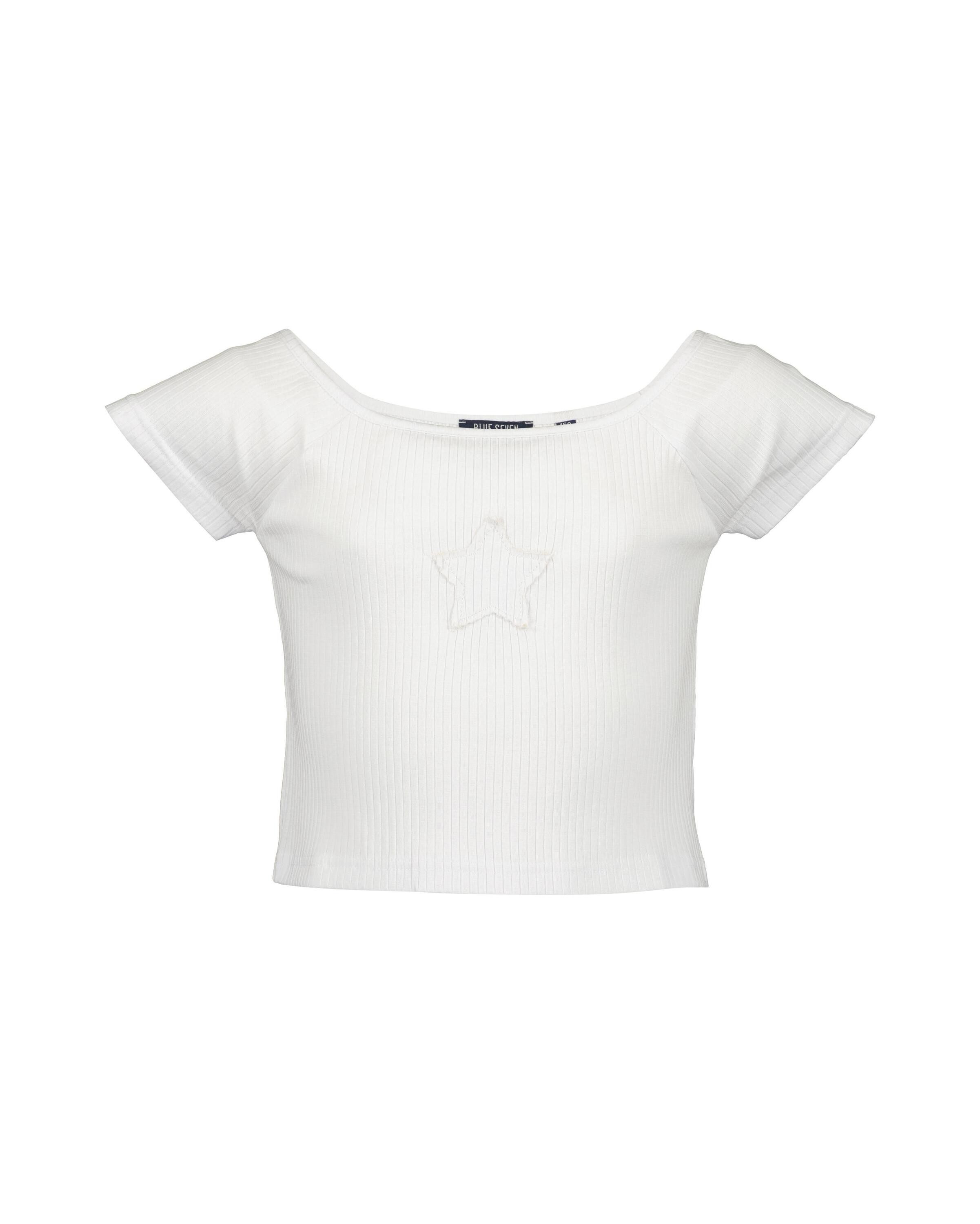 Blue Seven T-shirt Blue Seven tiener meisjes T-shirts 2-pack Carmen uitsnijding (2-delig)