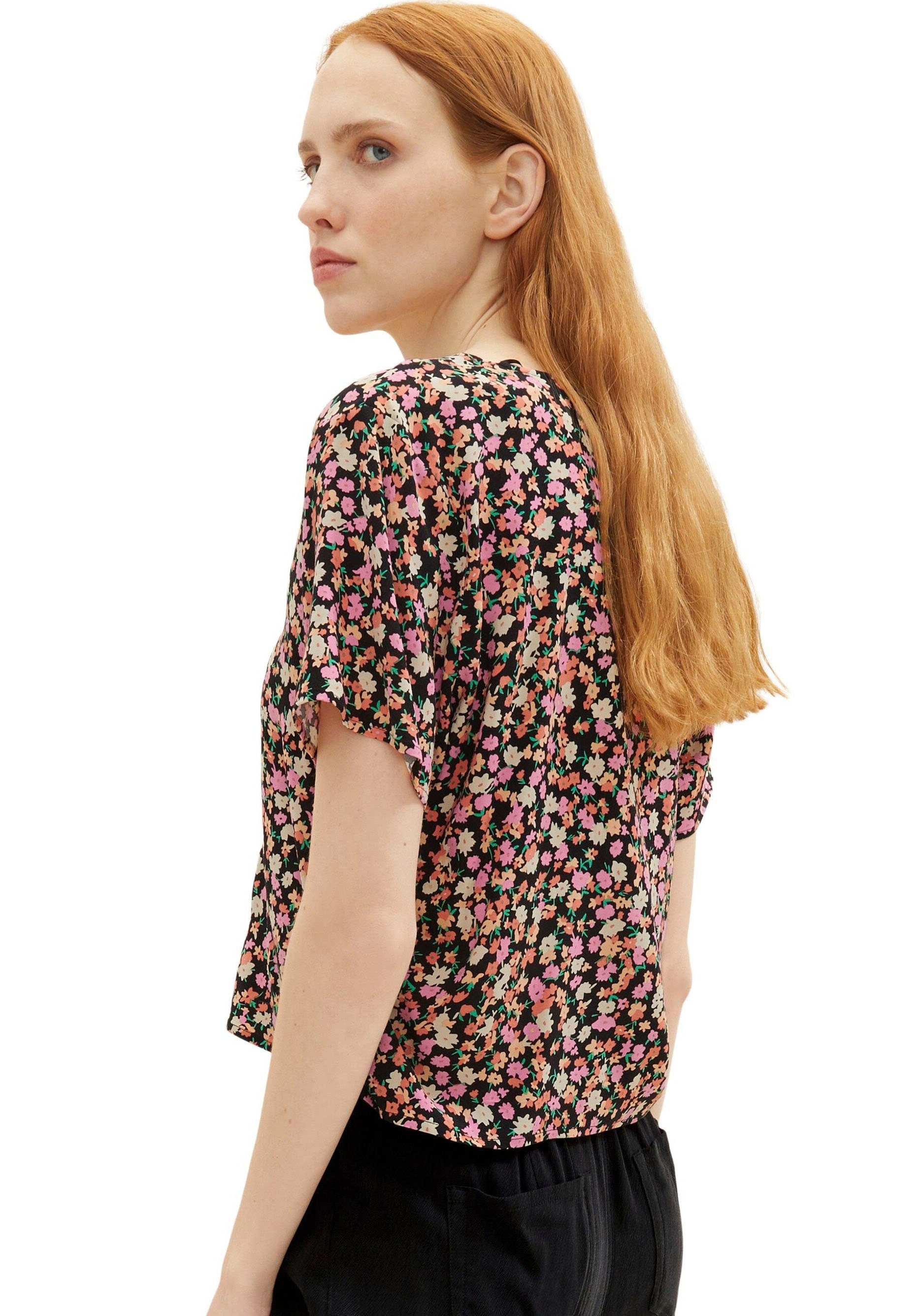 Tom Tailor Denim Blouse met korte mouwen