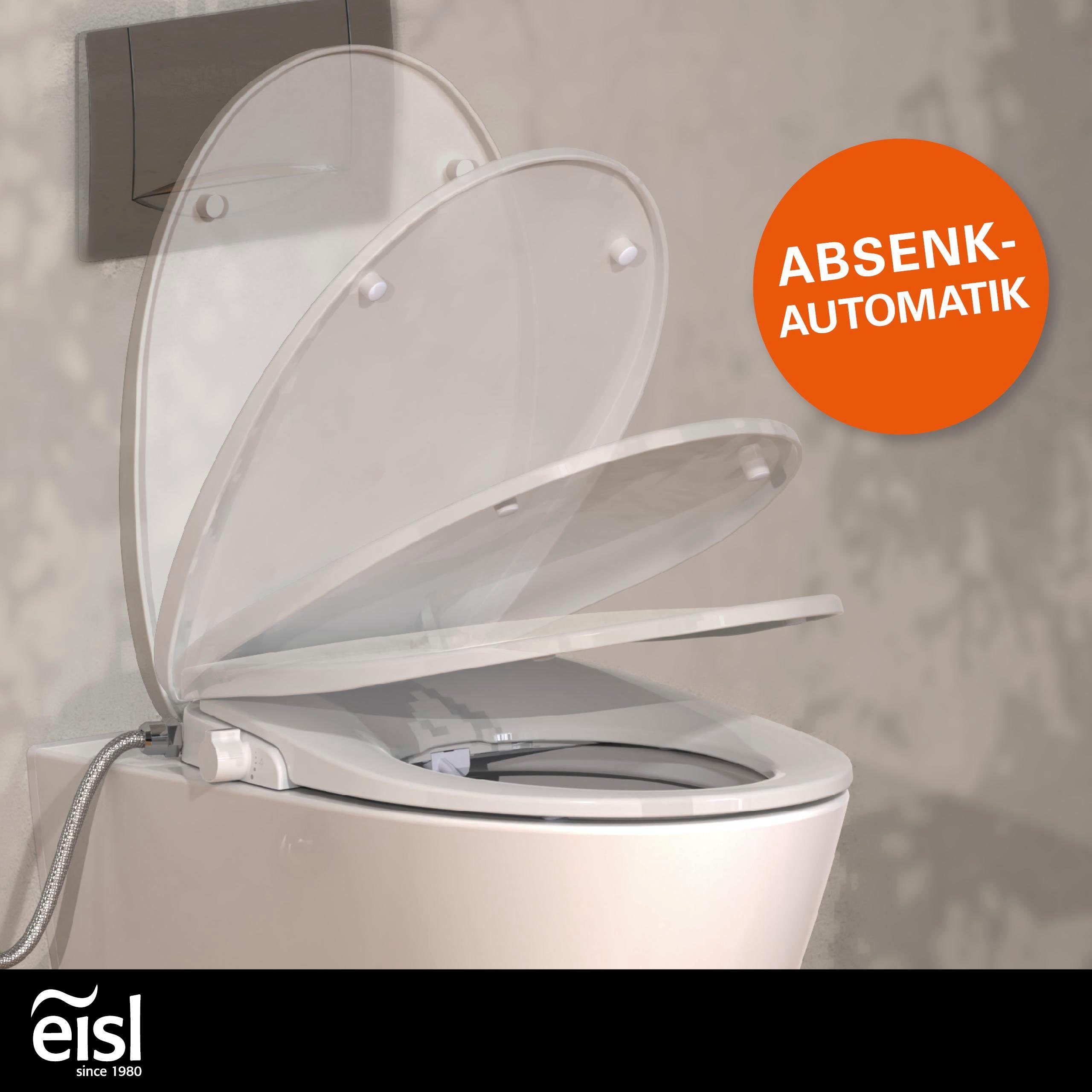 Eisl Douche-toiletzitting Bidet inzet Daalautomatiek, snelsluiting