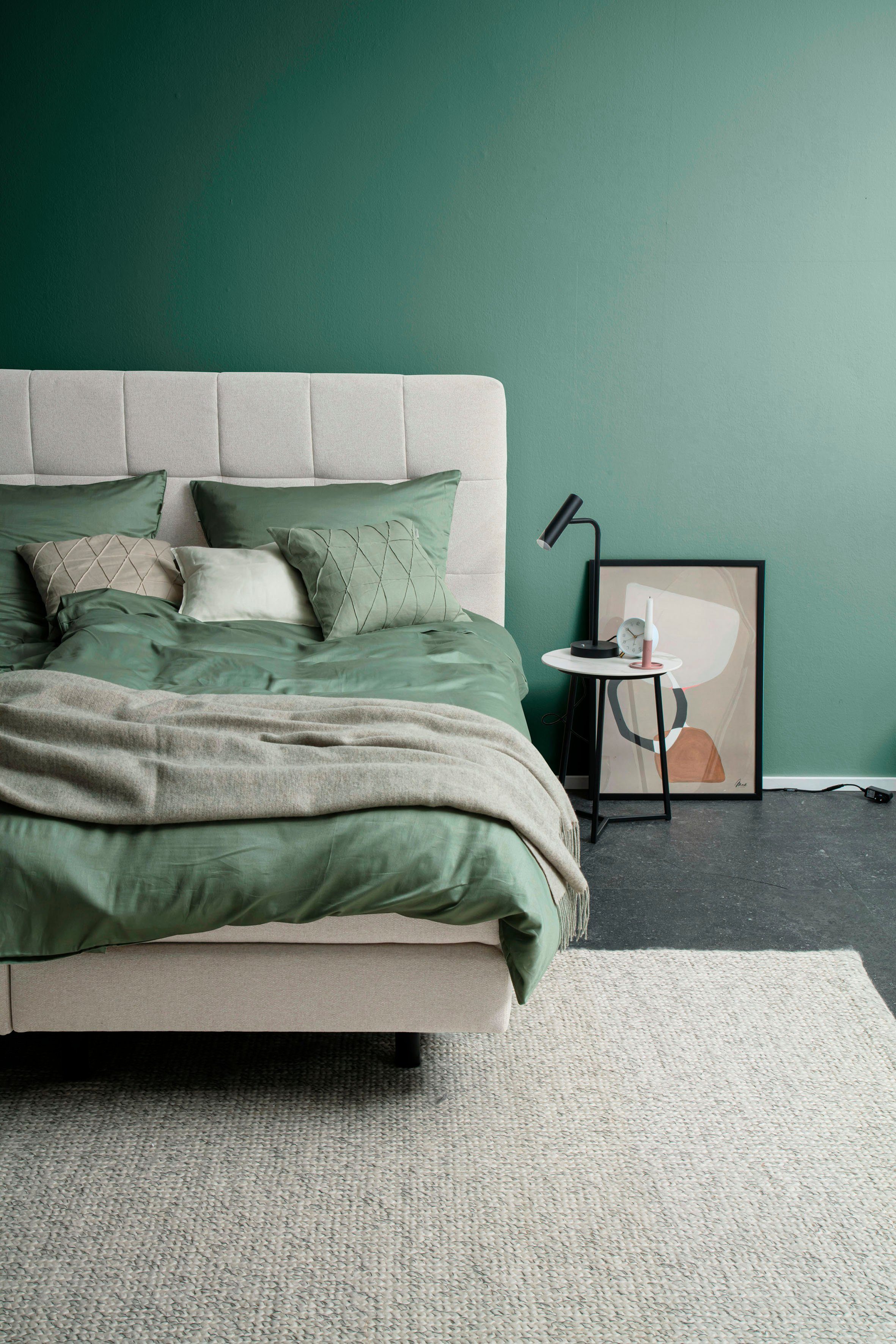 SCHÖNER WOHNEN-KOLLEKTION Beddengoed Pure in maat 135x200, 155x220 of 200x200 cm Dekbedovertrek van katoen in satijn-kwaliteit, unikleurige dekbedovertrek