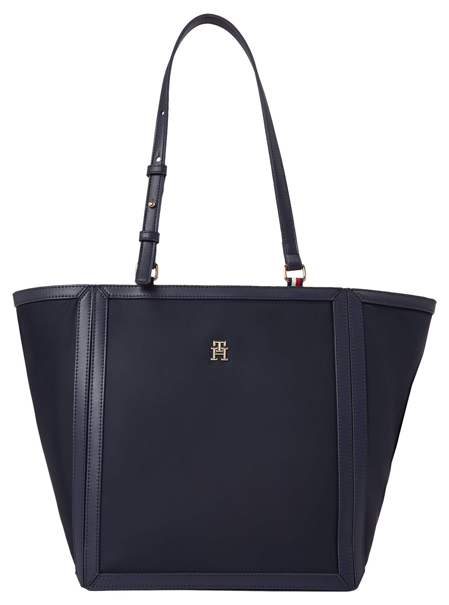 Tommy Hilfiger Shopper TH ESSENTIAL S TOTE Handtas dames tas dames schoudertas gerecyclede materialen.