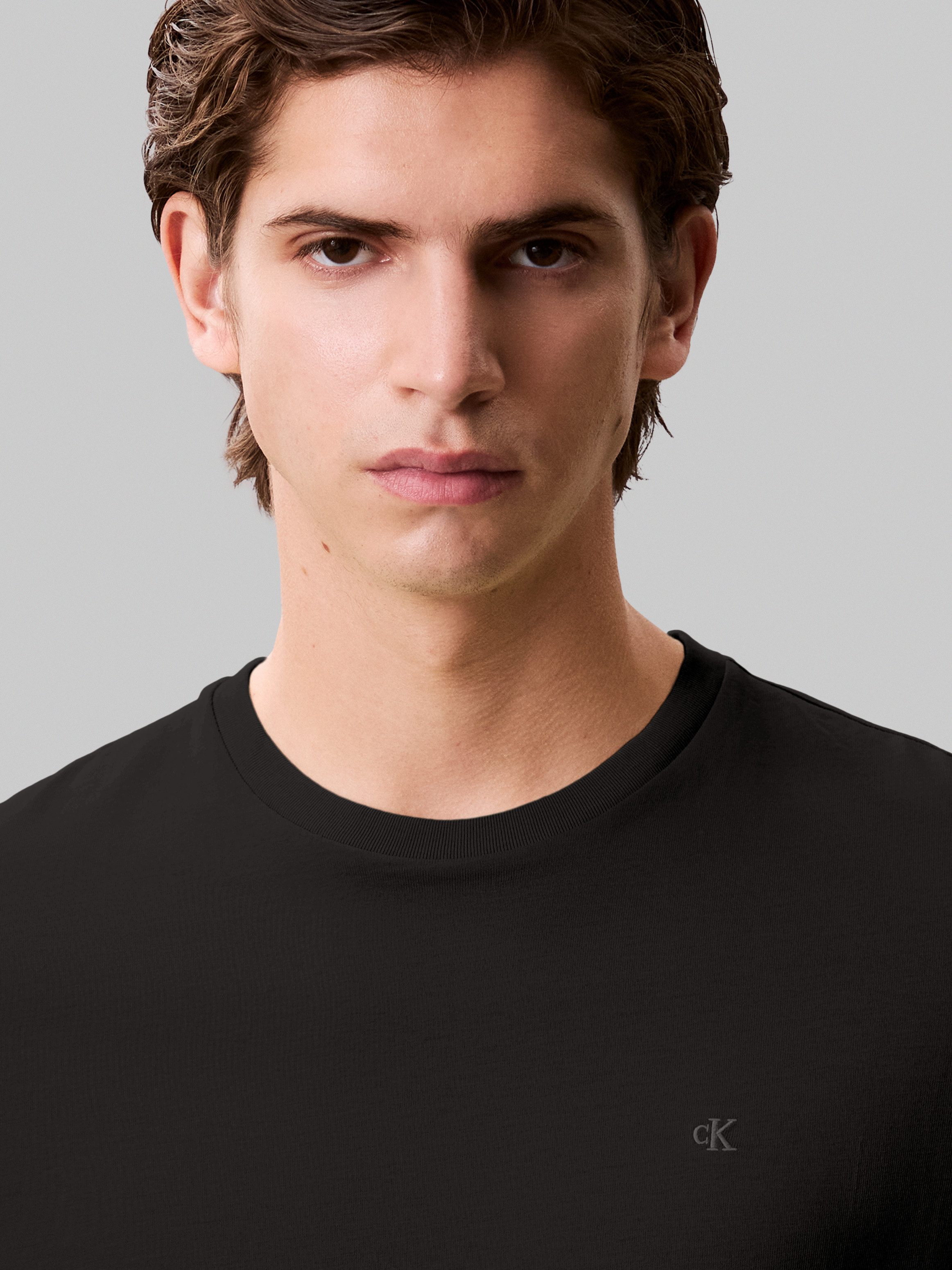 Calvin Klein T-shirt SS SMOOTH CTTN SOLID CREWNK TEE