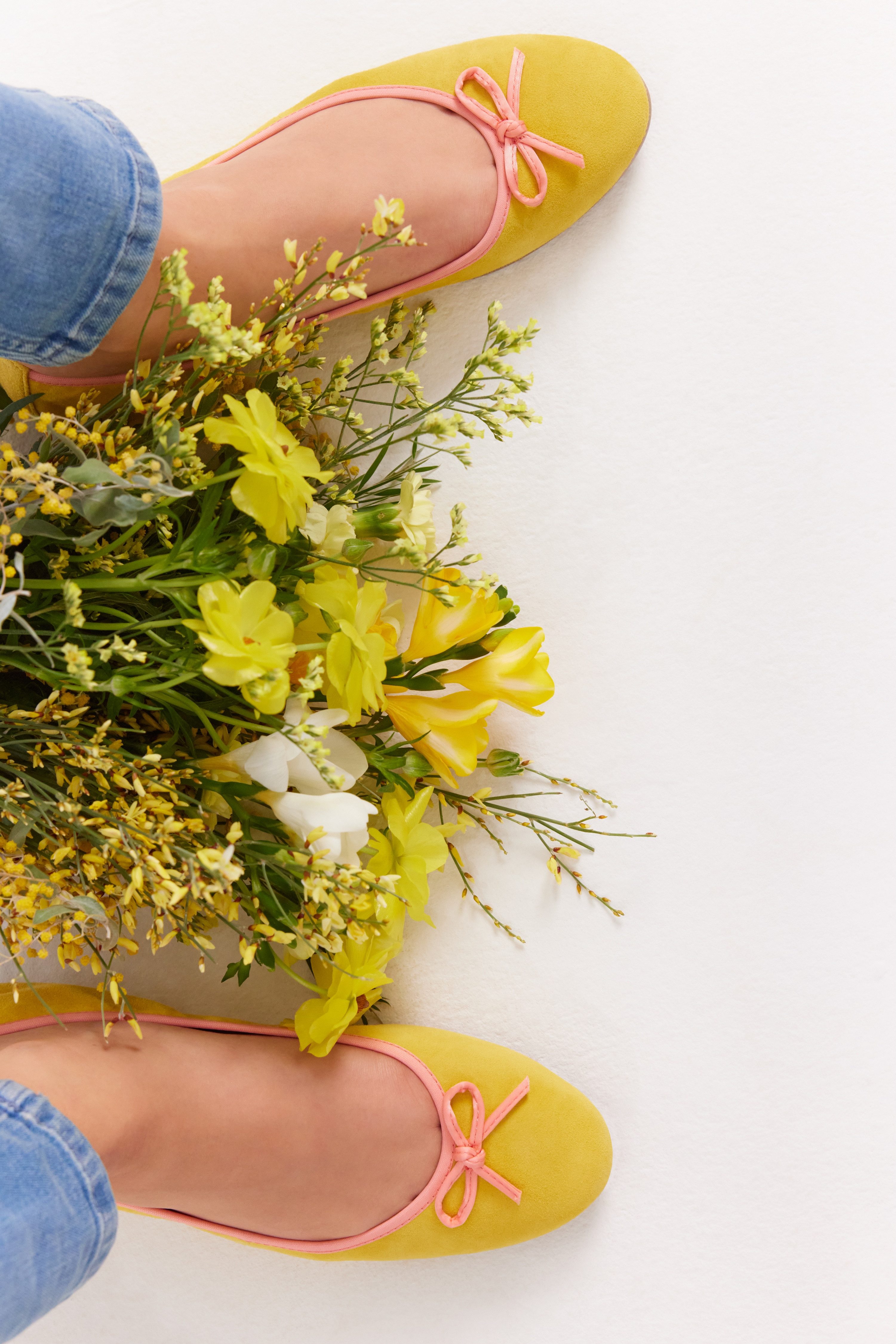 Tamaris Ballerina's , blockhak, business schoen, instapschoen met schattige decoratieve strik