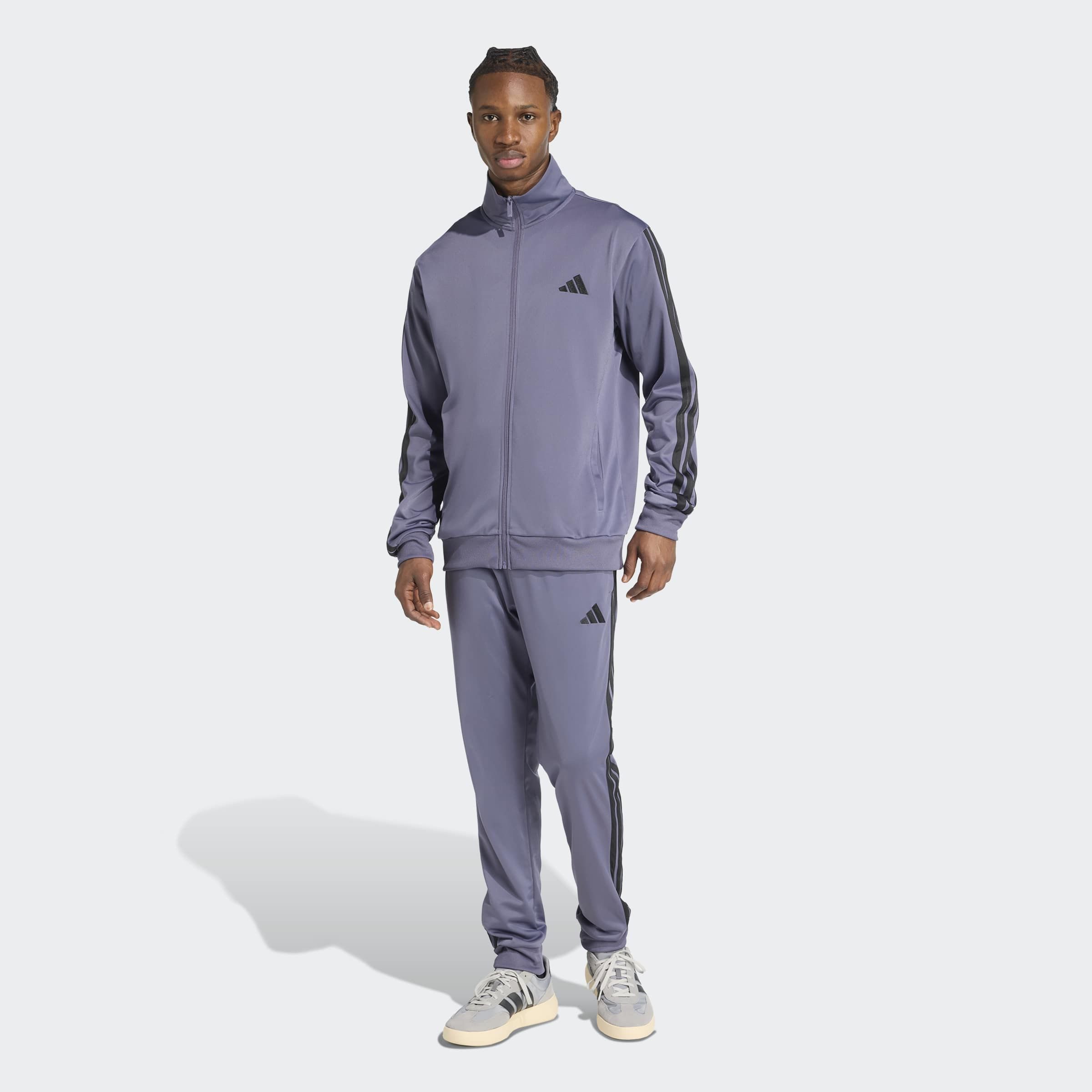 adidas Sportswear Trainingspak M 3S TR TT TS Basic 3-strepen shirt (2-delig)