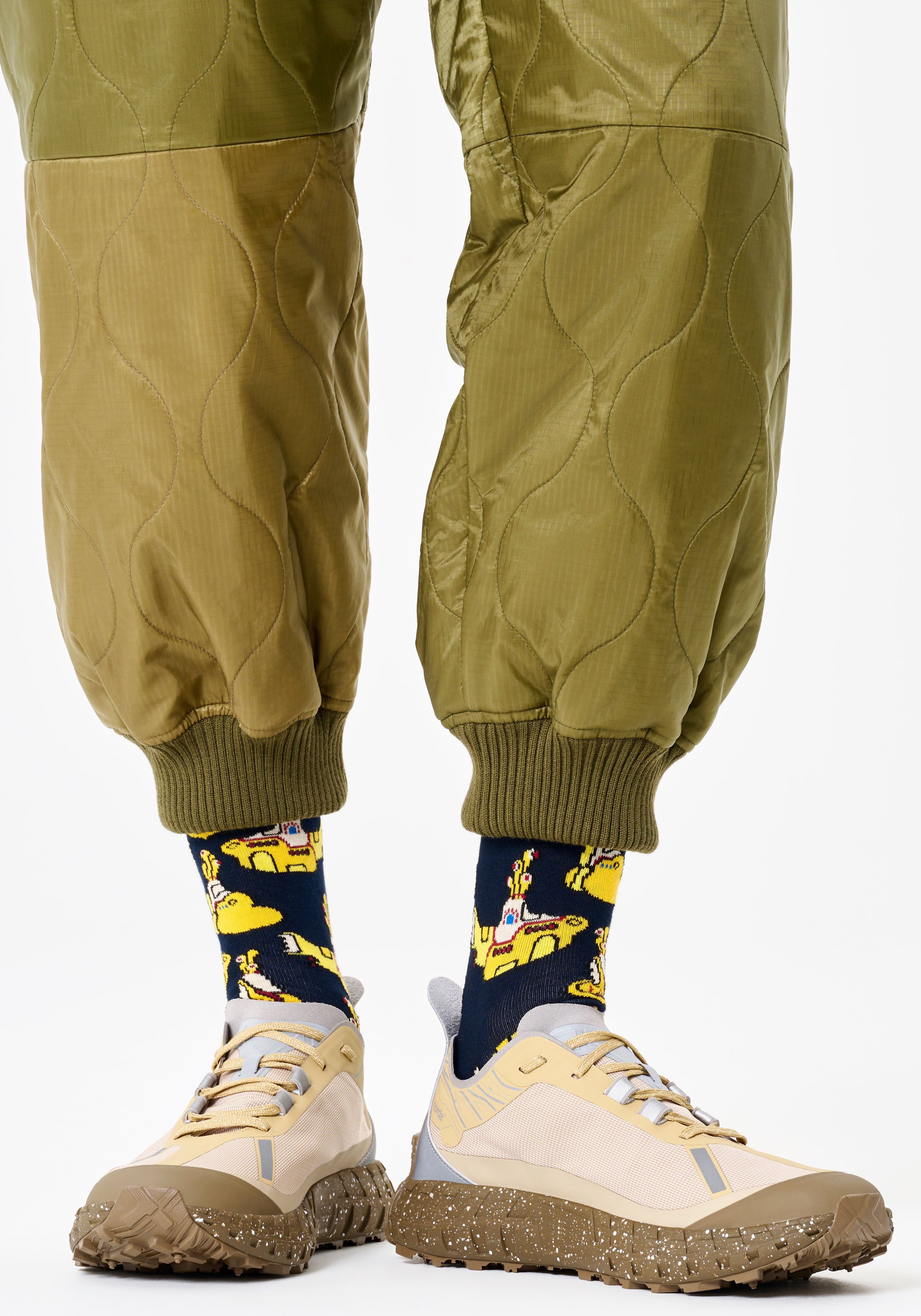 Happy Socks Lange sokken met u-boot-patroon (Set van 2)