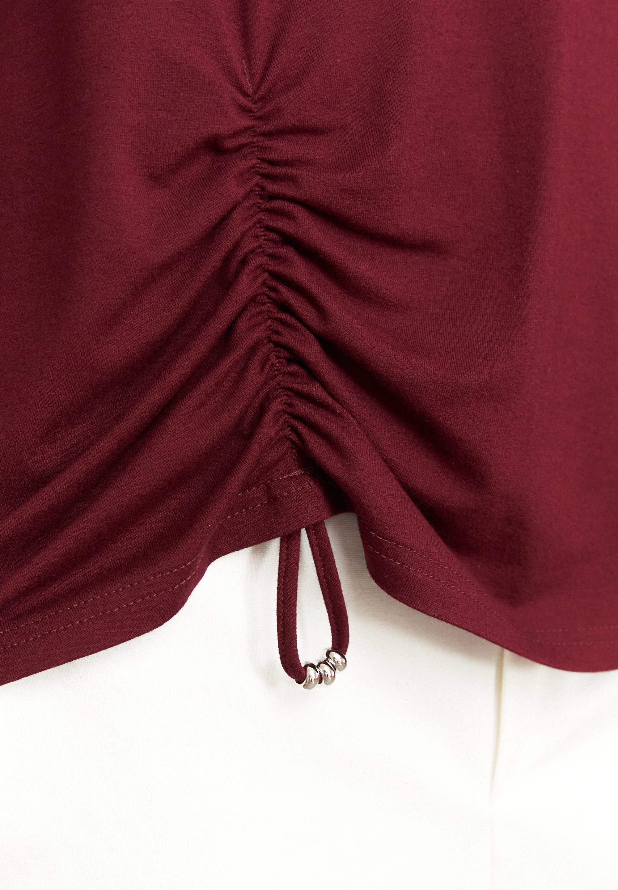 Seidel Moden Shirt met 3/4 mouwen met rimpeldetail voor - made in germany