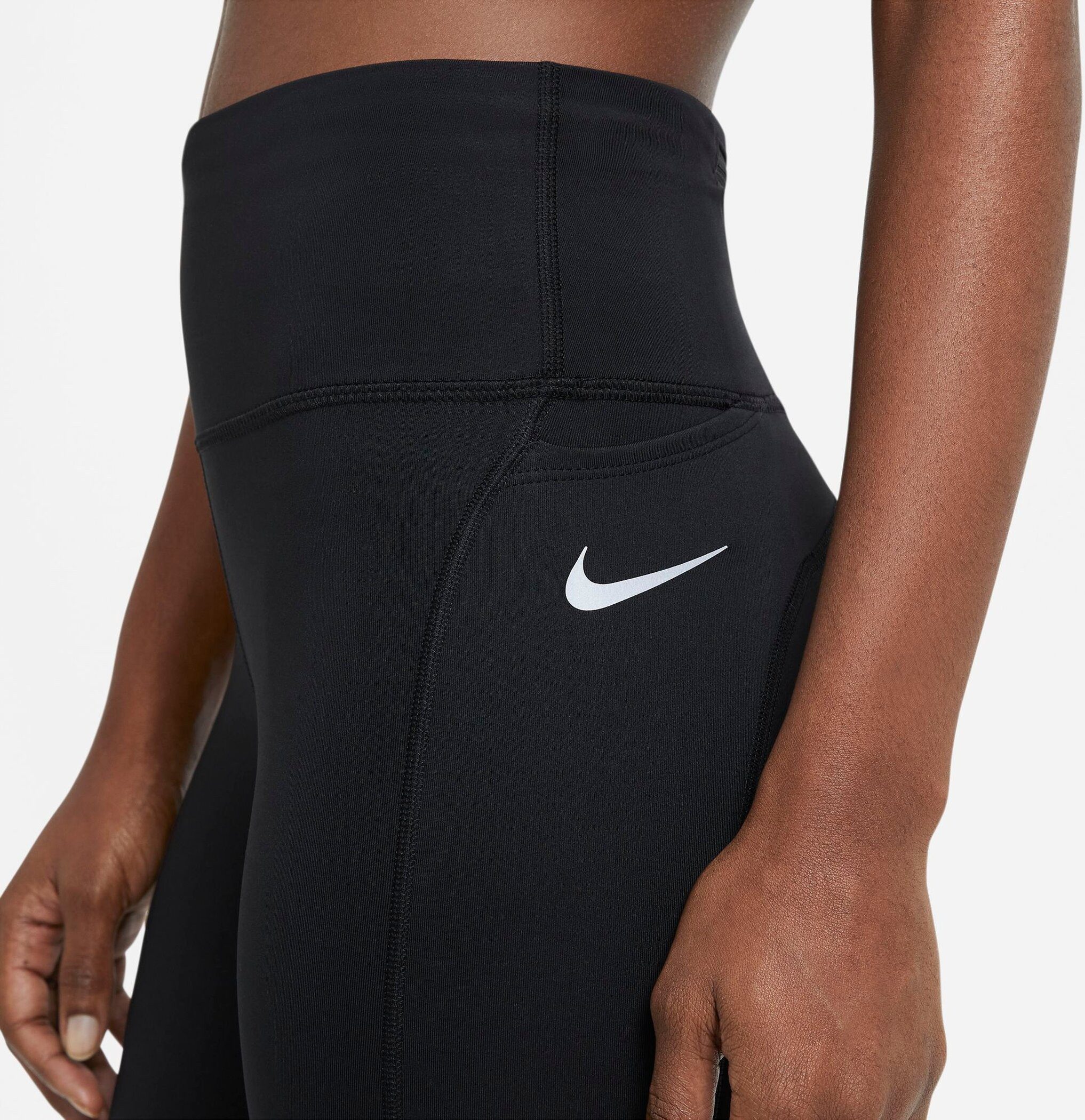 Nike Runningtights Dri-FIT Fast Women's Mid-Rise Crop Running Leggings