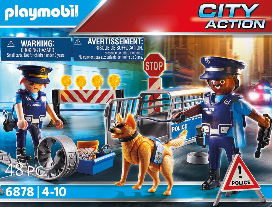 Playmobil® Constructie-speelset Politiewegversperring (6878), City Action (48-delig)