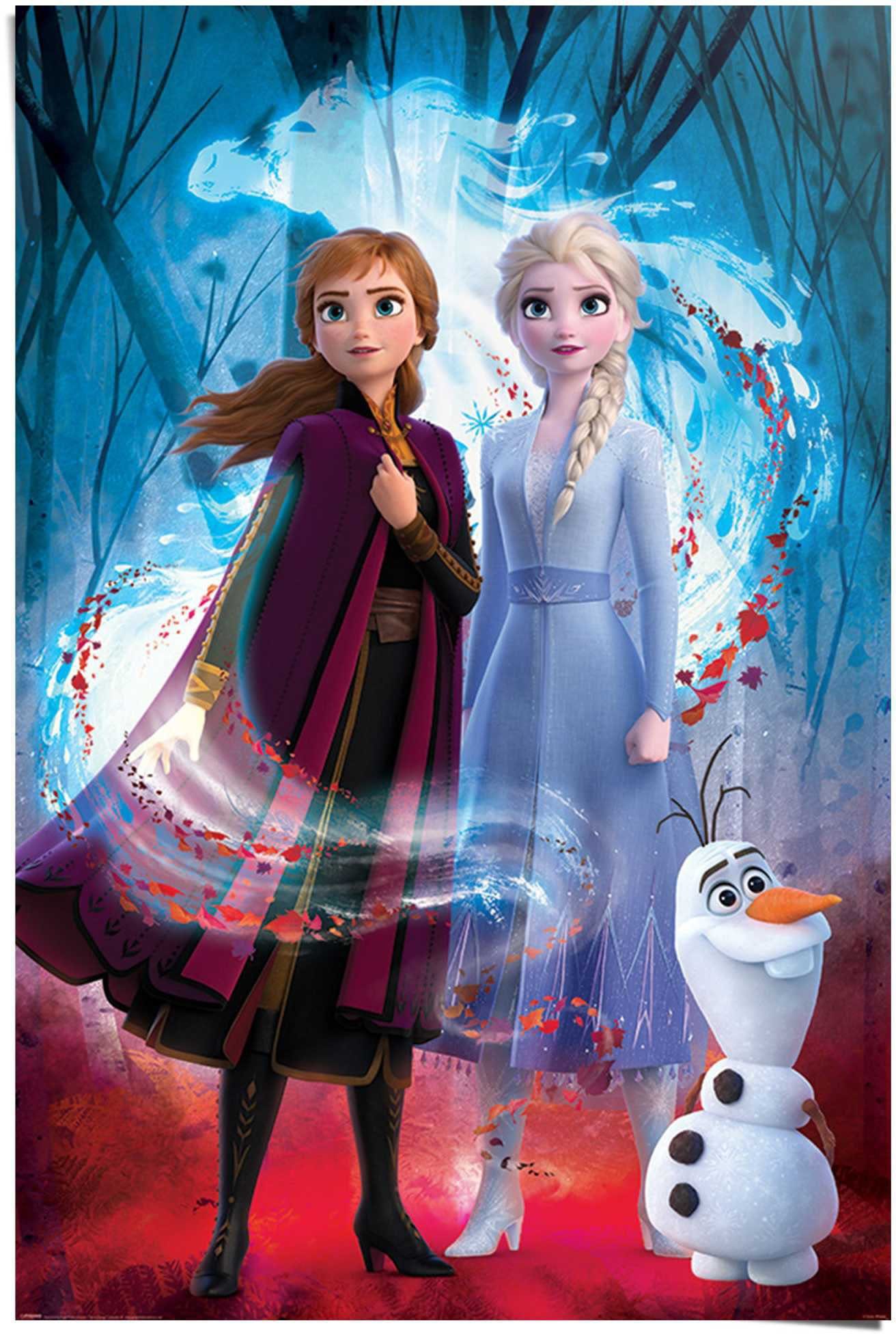Piket Kenia Relatieve grootte Reinders! Poster Frozen 2 Anna - Elsa - Olaf - Disney koop je bij | OTTO