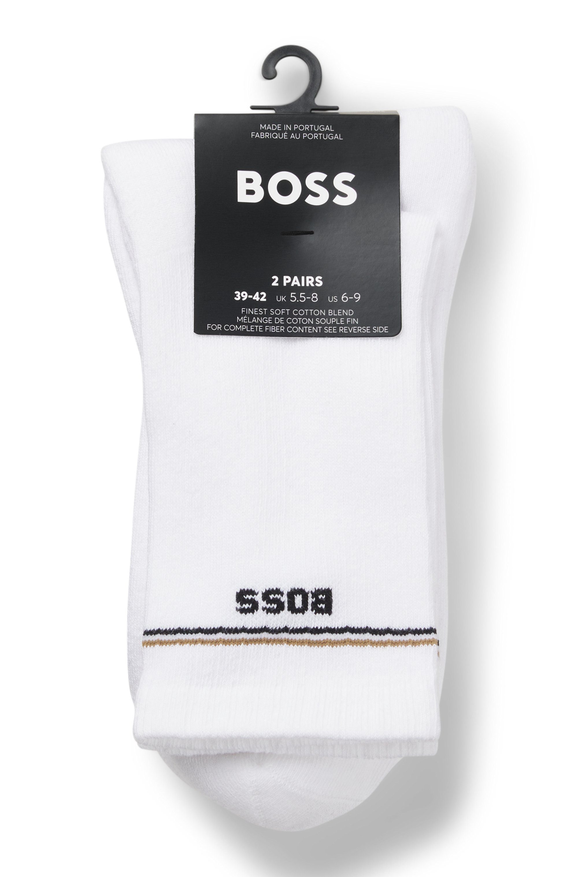 BOSS Sokken 2P QS Iconic CC W met boss logo-opdruk (set, 2 paar, 2 stuks)