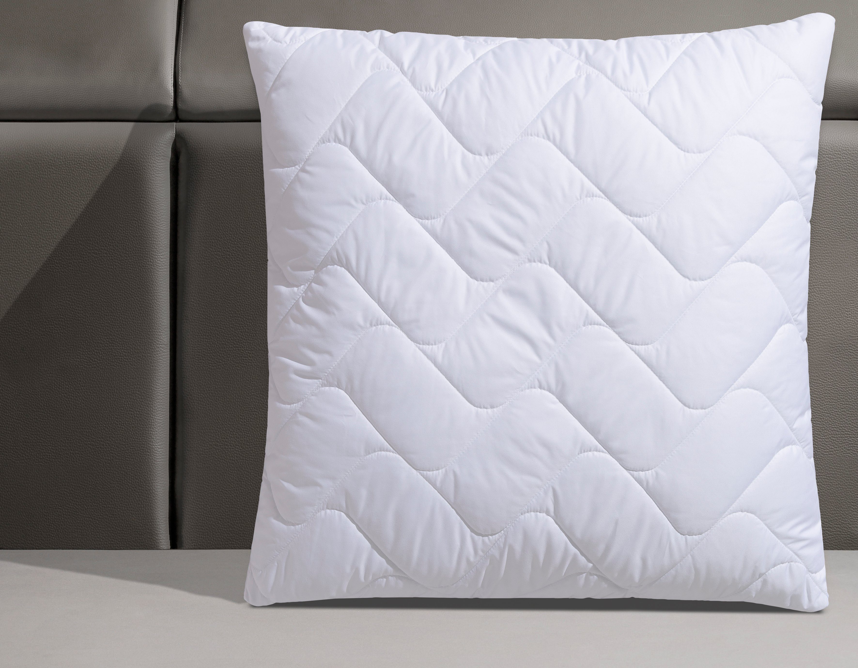 f.a.n. Frankenstolz Microfiberkussen Microvezel kookvast, kussen is gemaakt in Duitsland Kussen 40 x 80 cm, 80 x 80 cm, geschikt voor mensen met een allergie (huisstofmijtallergie)