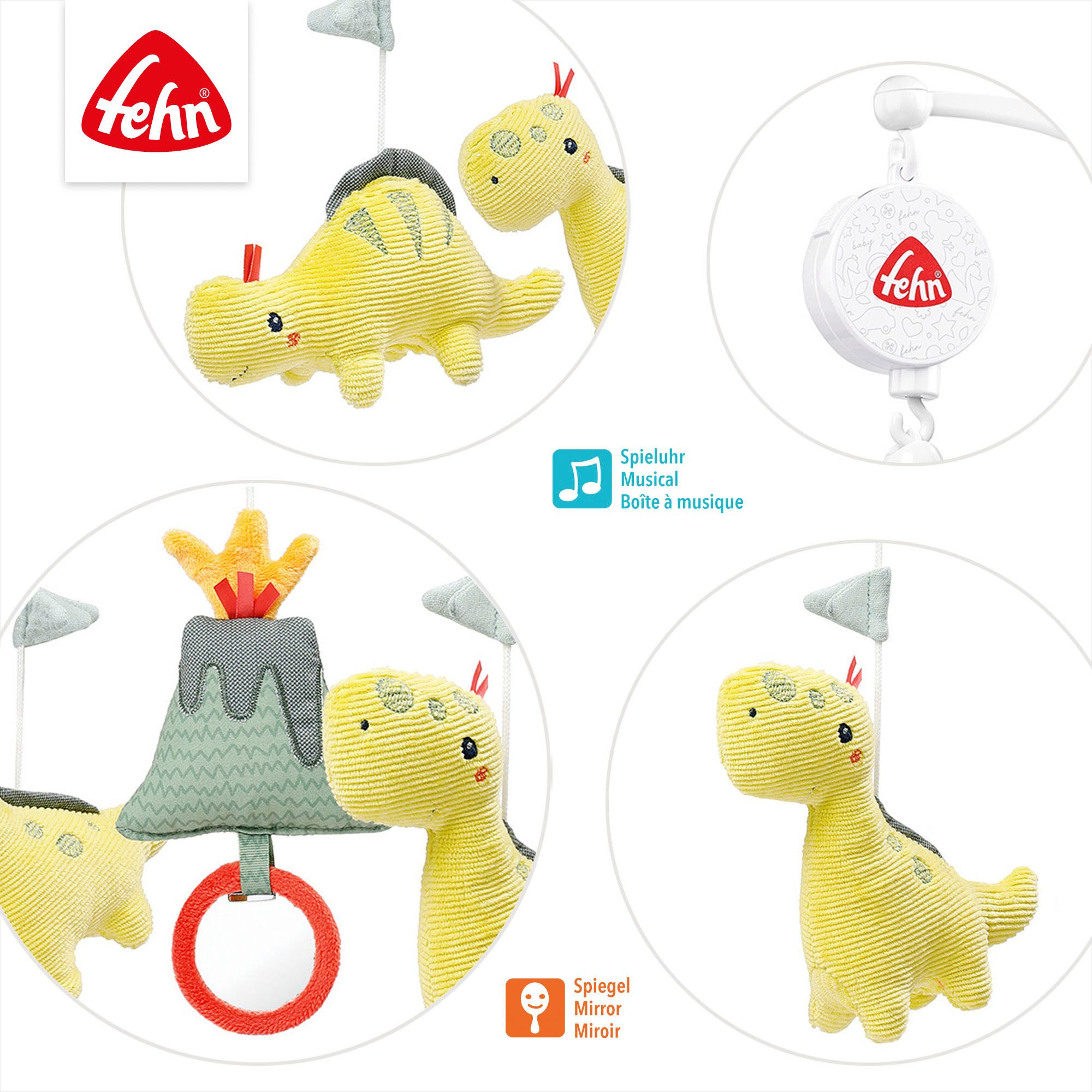 Fehn Mobiel Happy Dino, muziekmobiel