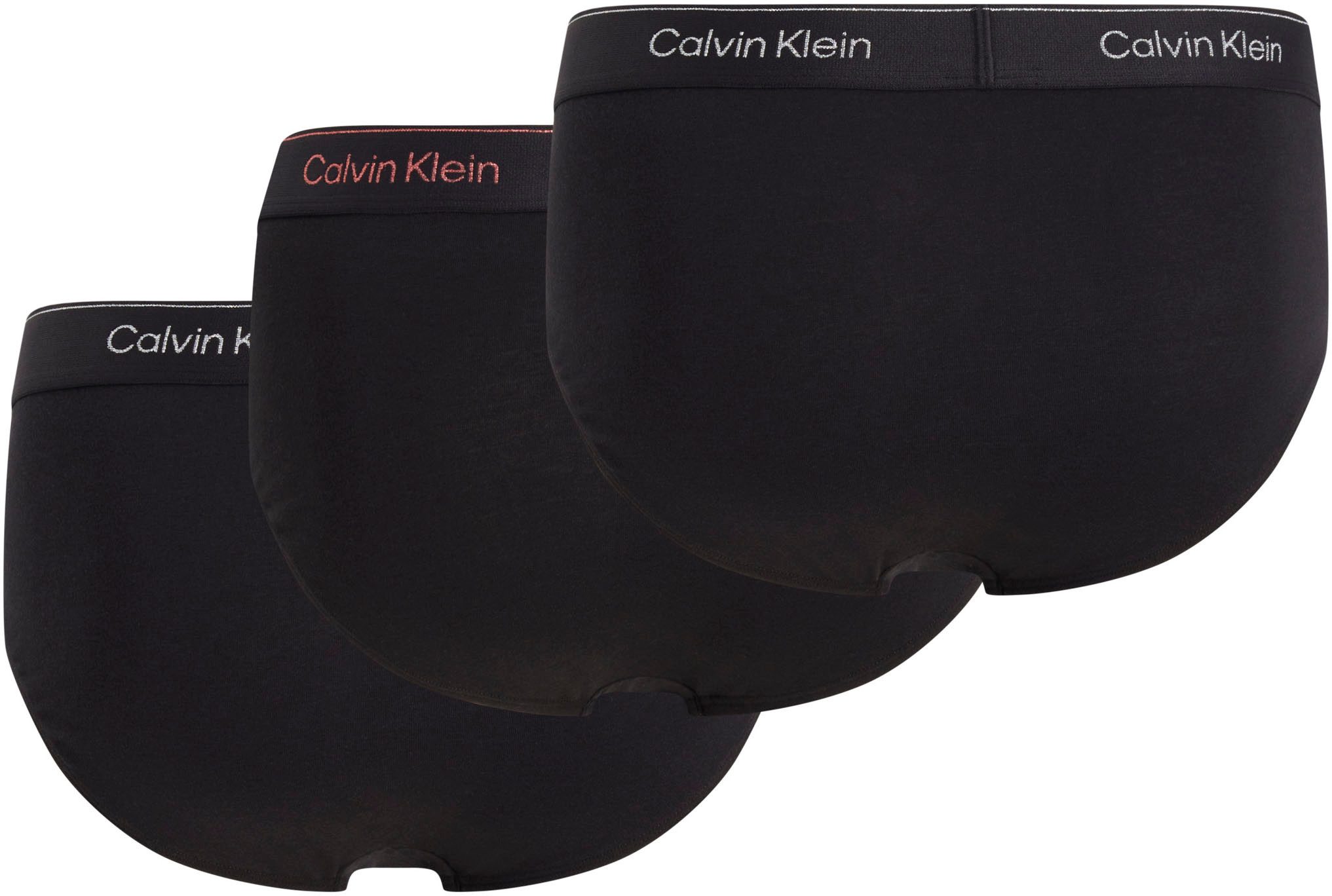 Calvin Klein Hipster HIP BRIEF 3PK met logo-elastische tailleband (3 stuks) (3 stuks)