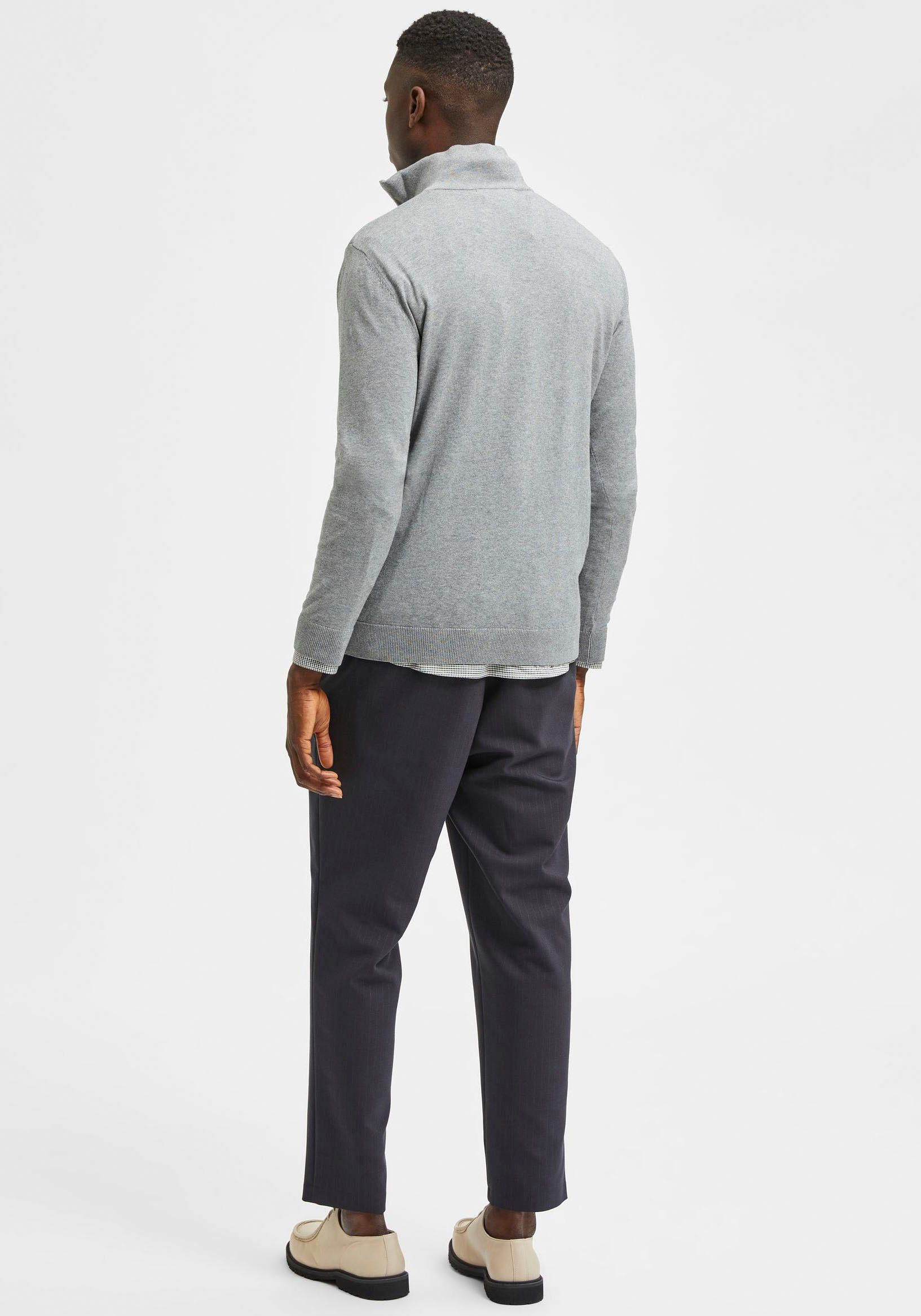 SELECTED HOMME Schipperstrui SLHBERG HALF ZIP CARDIGAN NOOS