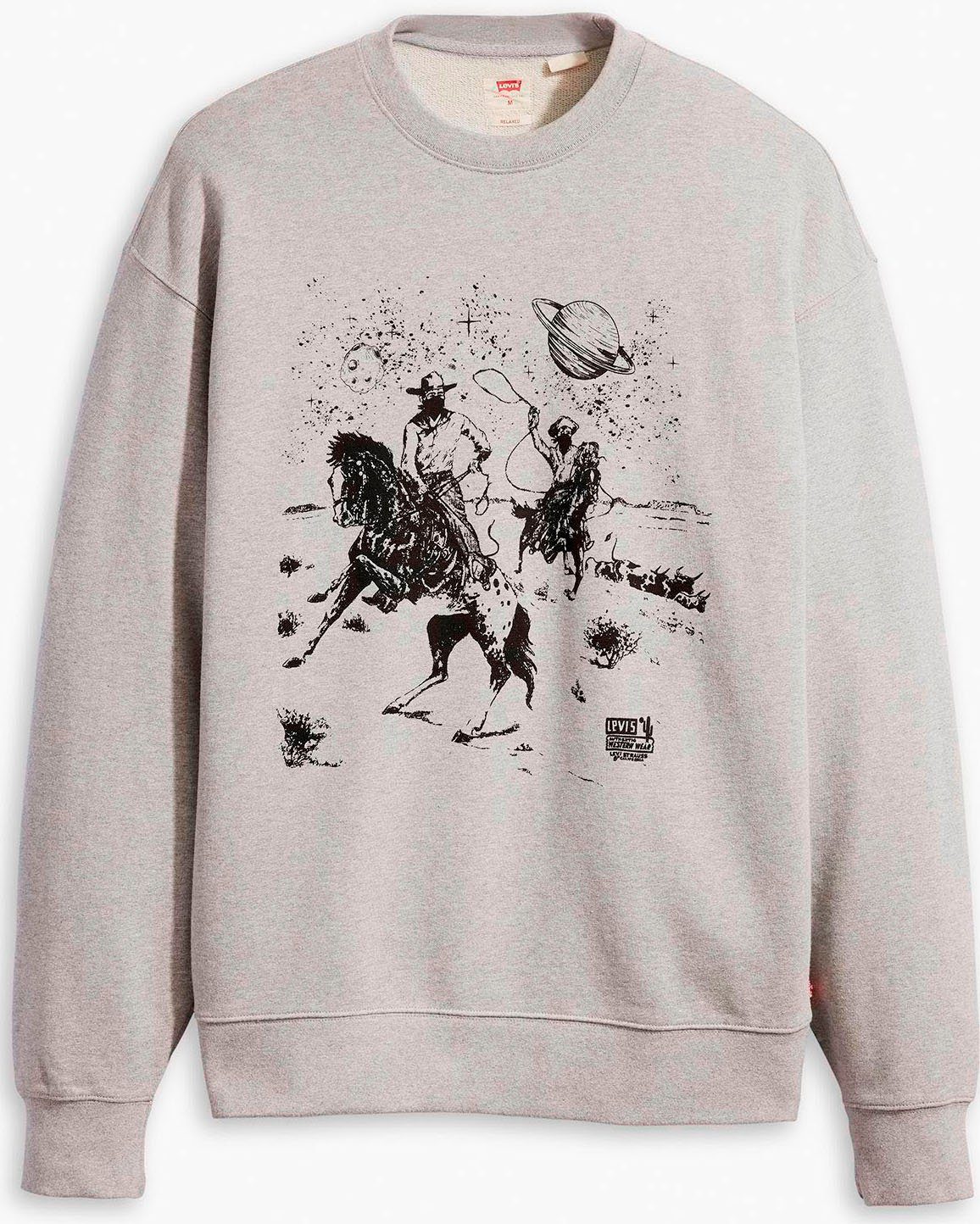 Levi's® Sweatshirt RELAXD GRAPHIC CREW GREYS