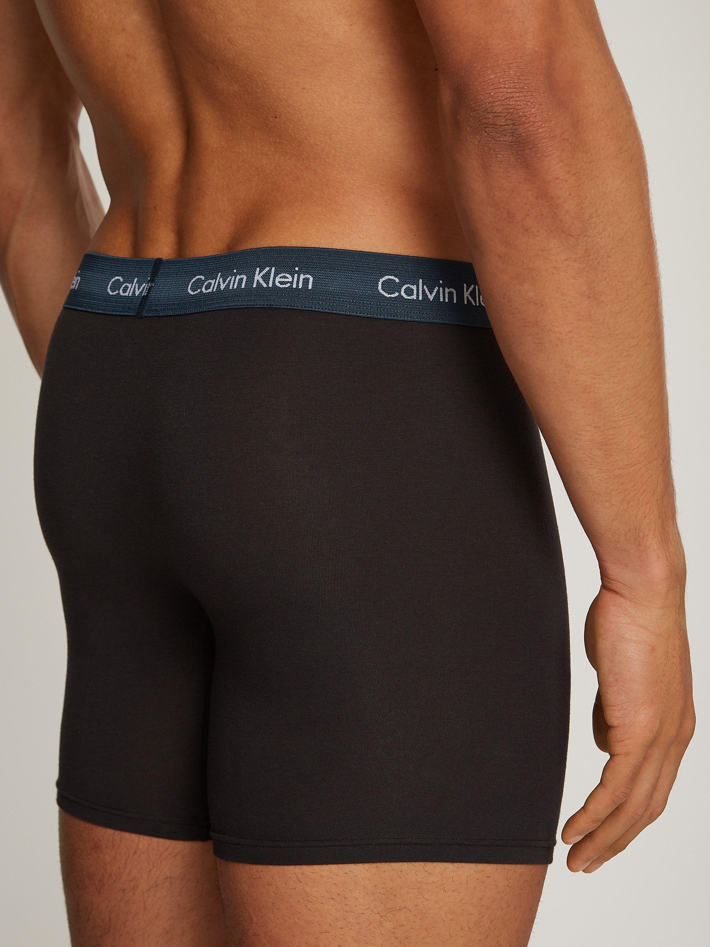 Calvin Klein Boxershort CK lange boxer met langere pijpen (set 3 stuks)