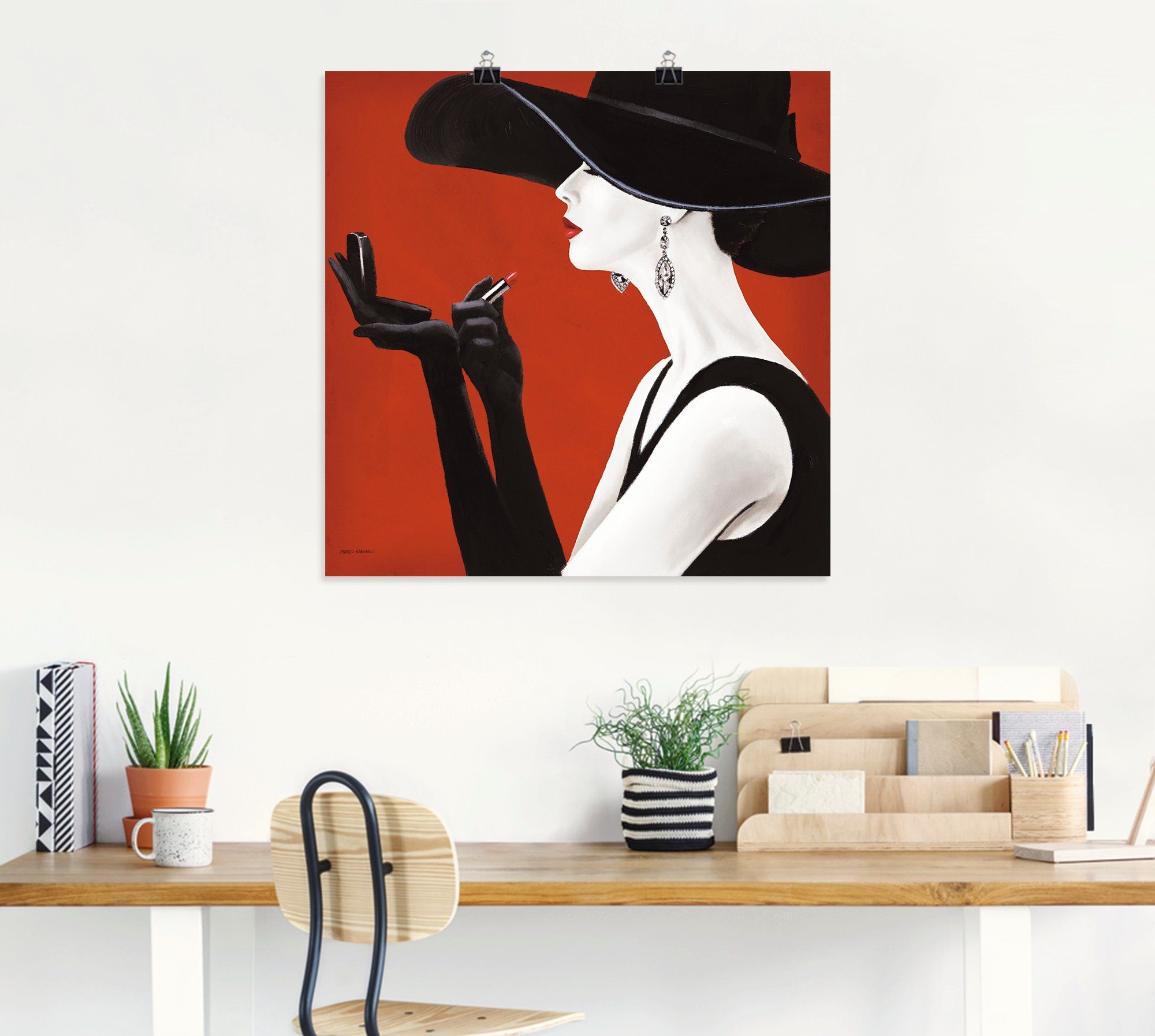 Artland Artprint Chapeau II als artprint op linnen, poster, muursticker in verschillende maten