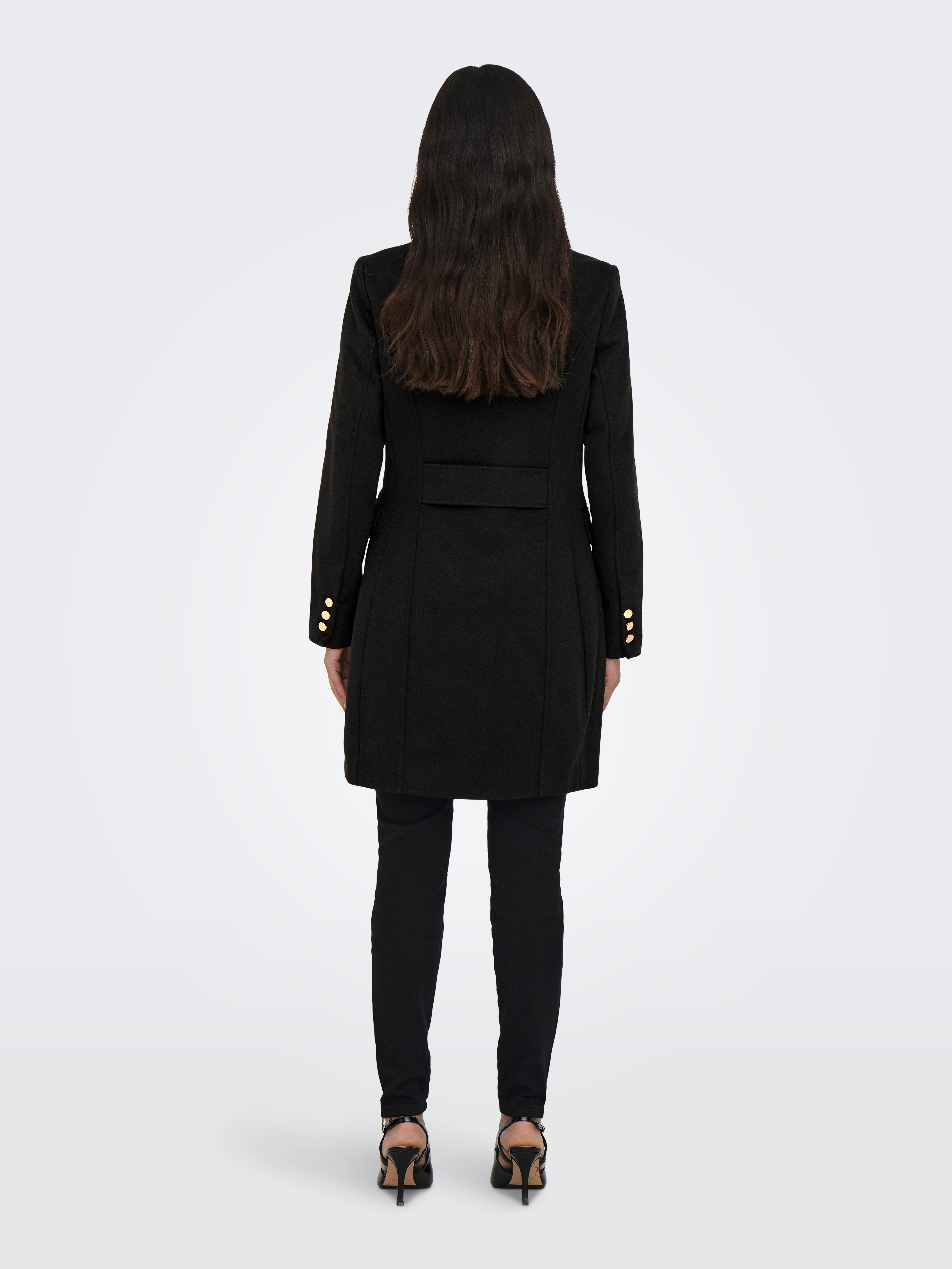 Only Korte jas ONLMOLLY FITTED COAT CC OTW
