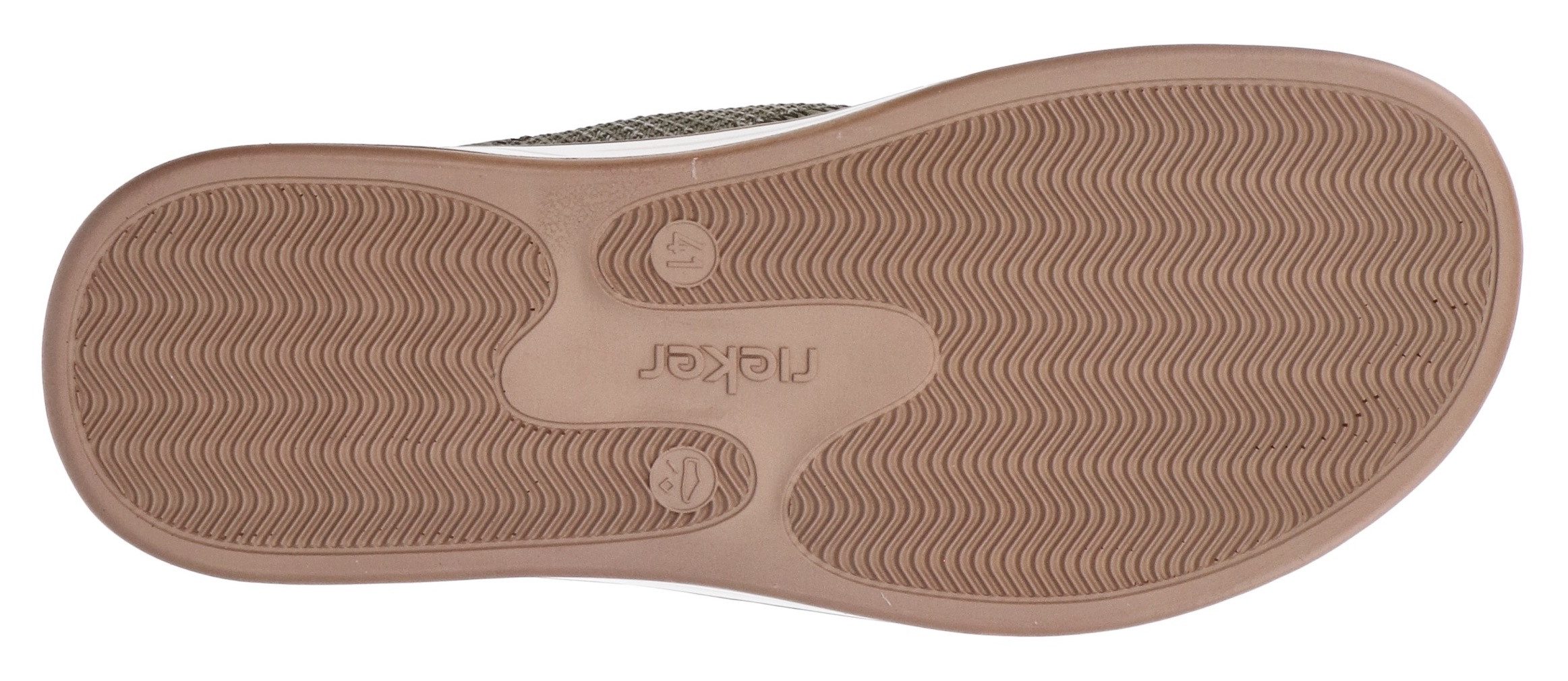 Rieker Slippers , zomer schoen, strand schoen, slippers, huisschoen met klittenband