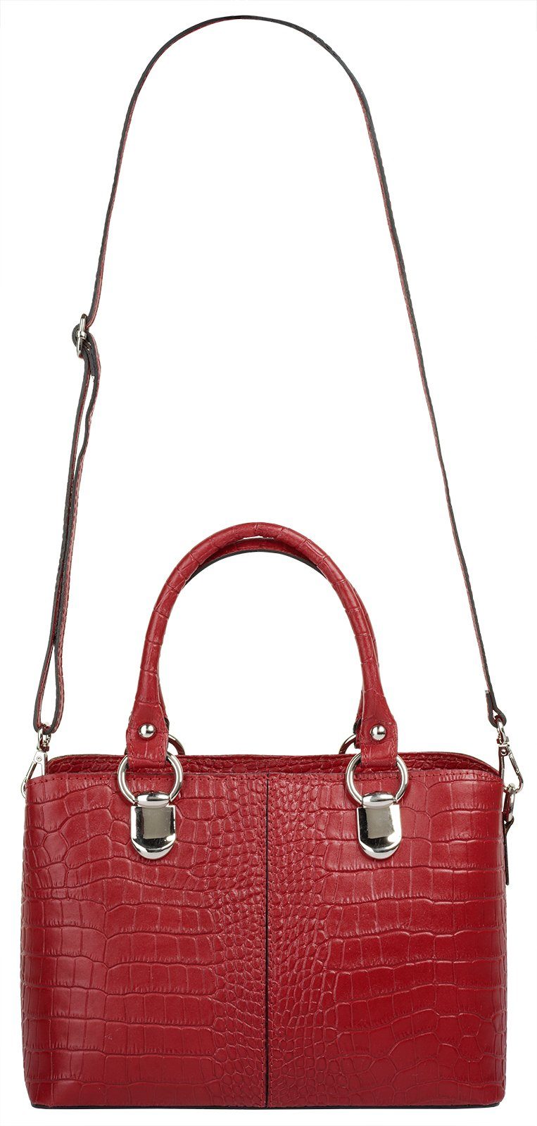 Cluty Schoudertas echt leer, made in italy