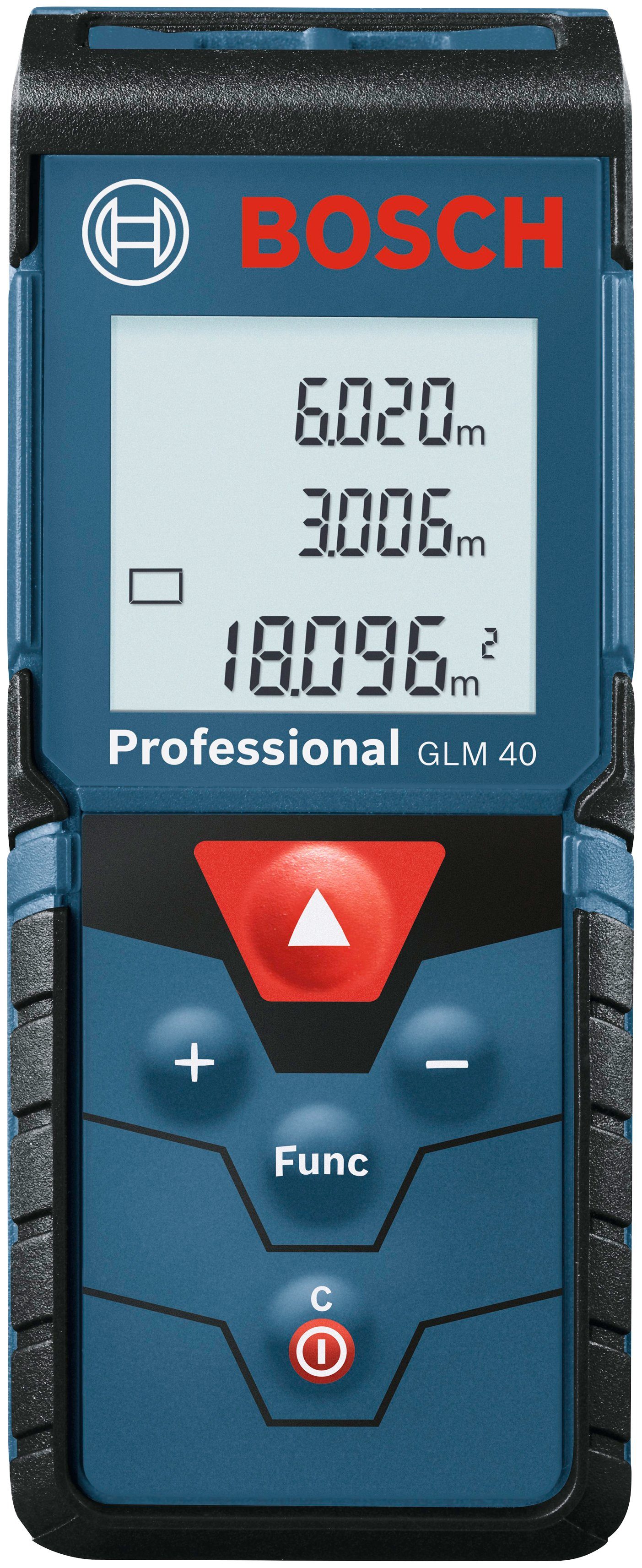 Bosch Professional Lasermeetapparaat GLM 40 Professional Stof- en spatwaterbescherming IP54