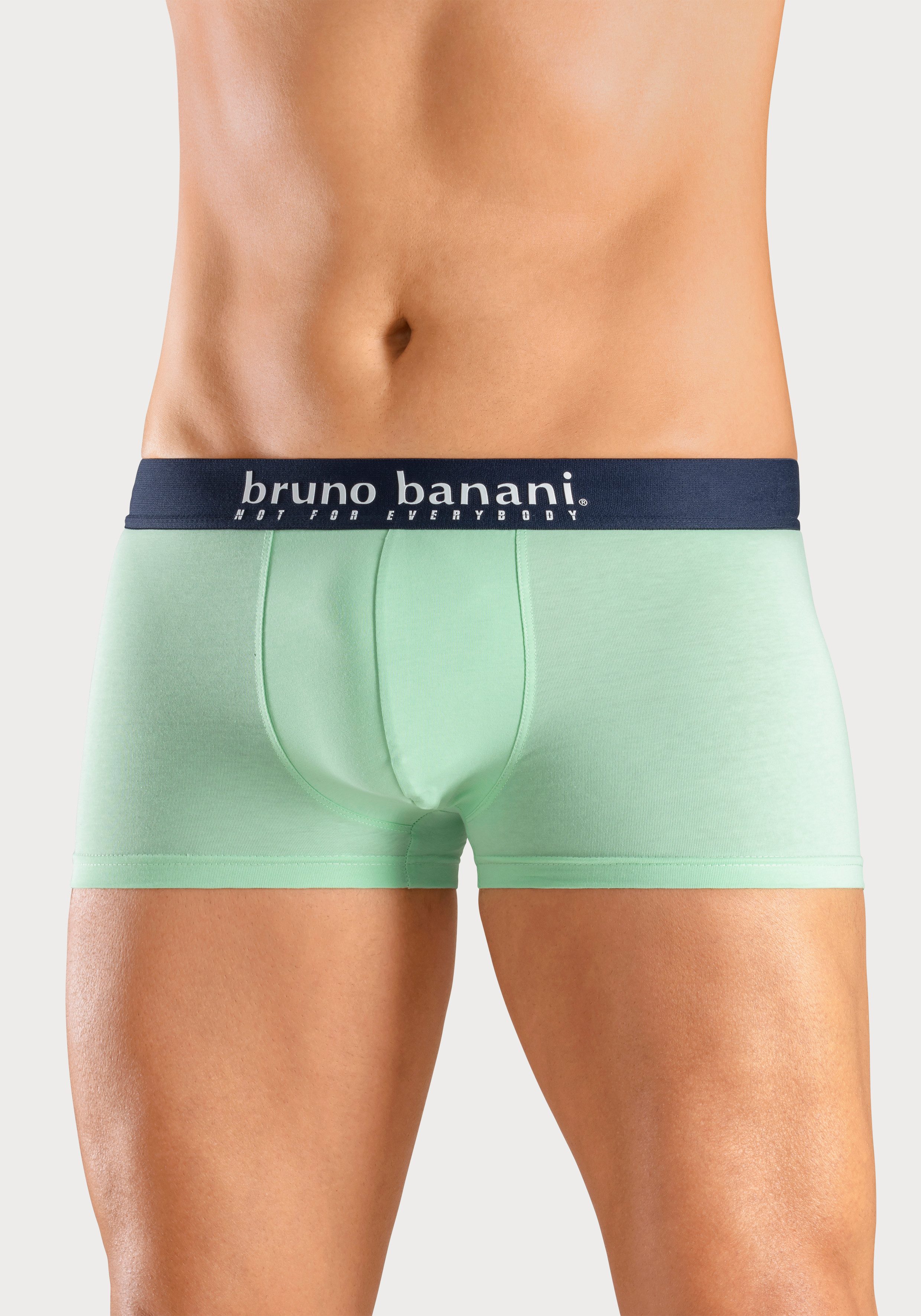 Bruno Banani Boxershort voor heren met palmprint en effen van katoenmix (4 stuks Set van 4)