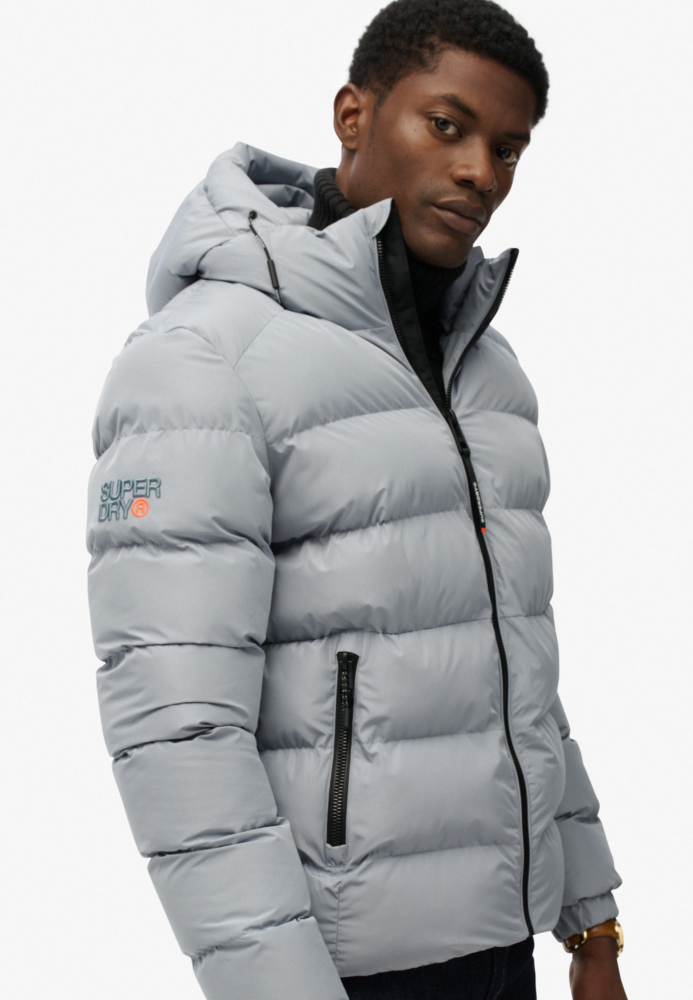 Superdry Gewatteerde jas HOODED SPORTS PUFFER JACKET