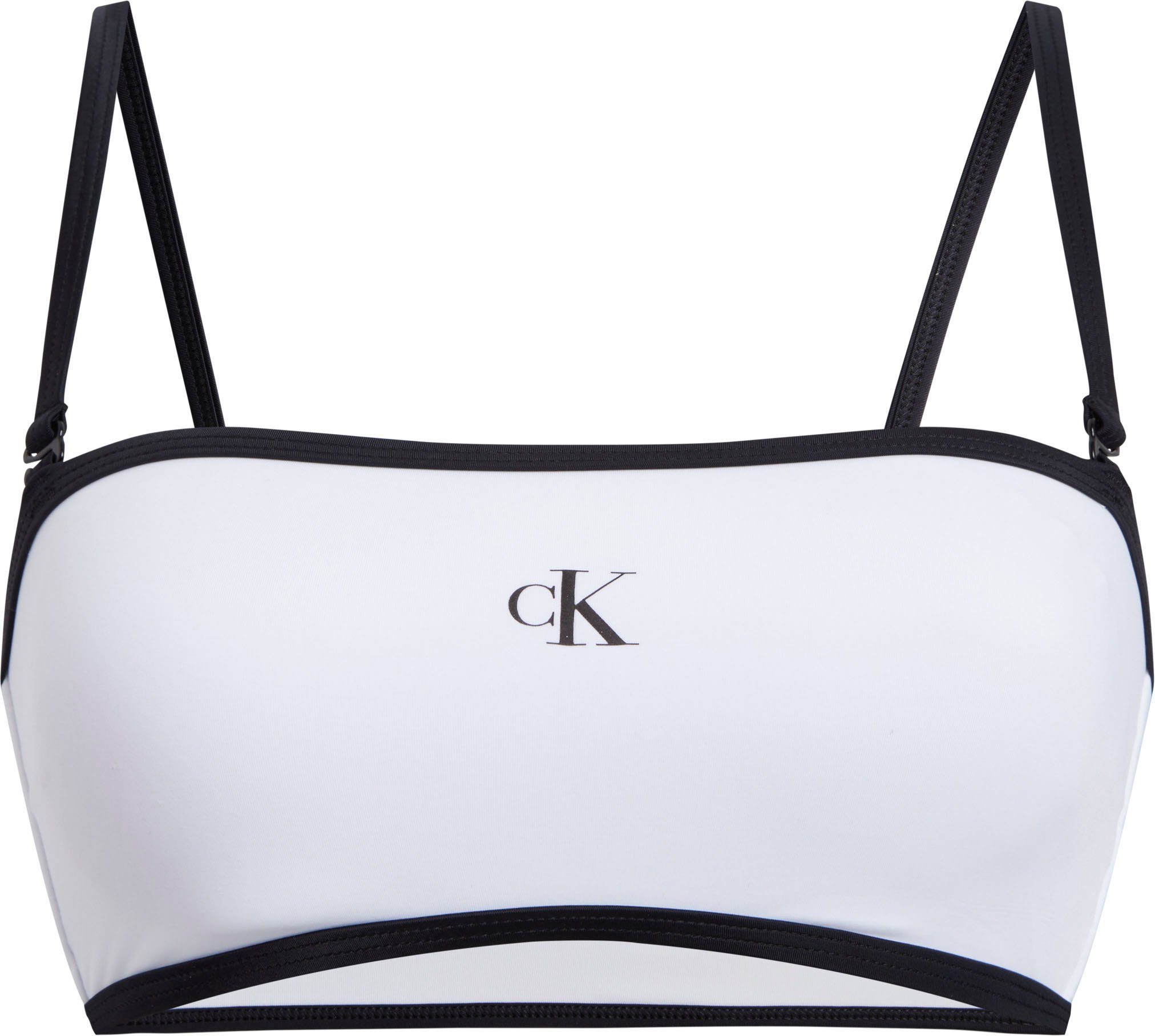 Calvin Klein Swimwear Bandeau-bikinitop BANDEAU-RP met afneembare bandjes