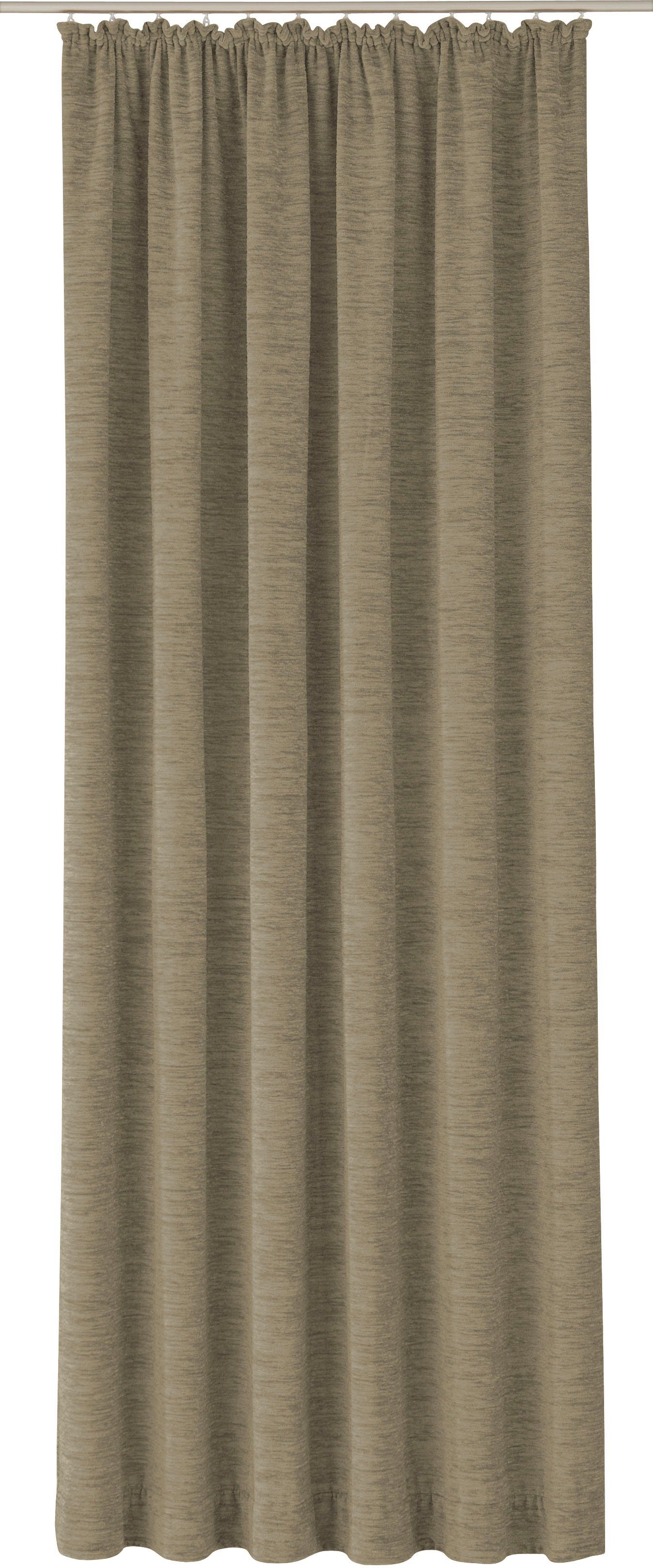 Wirth Gordijn Trondheim B (1 stuk) kant & klaar gordijnen maat 132 cm x 405 cm bruin