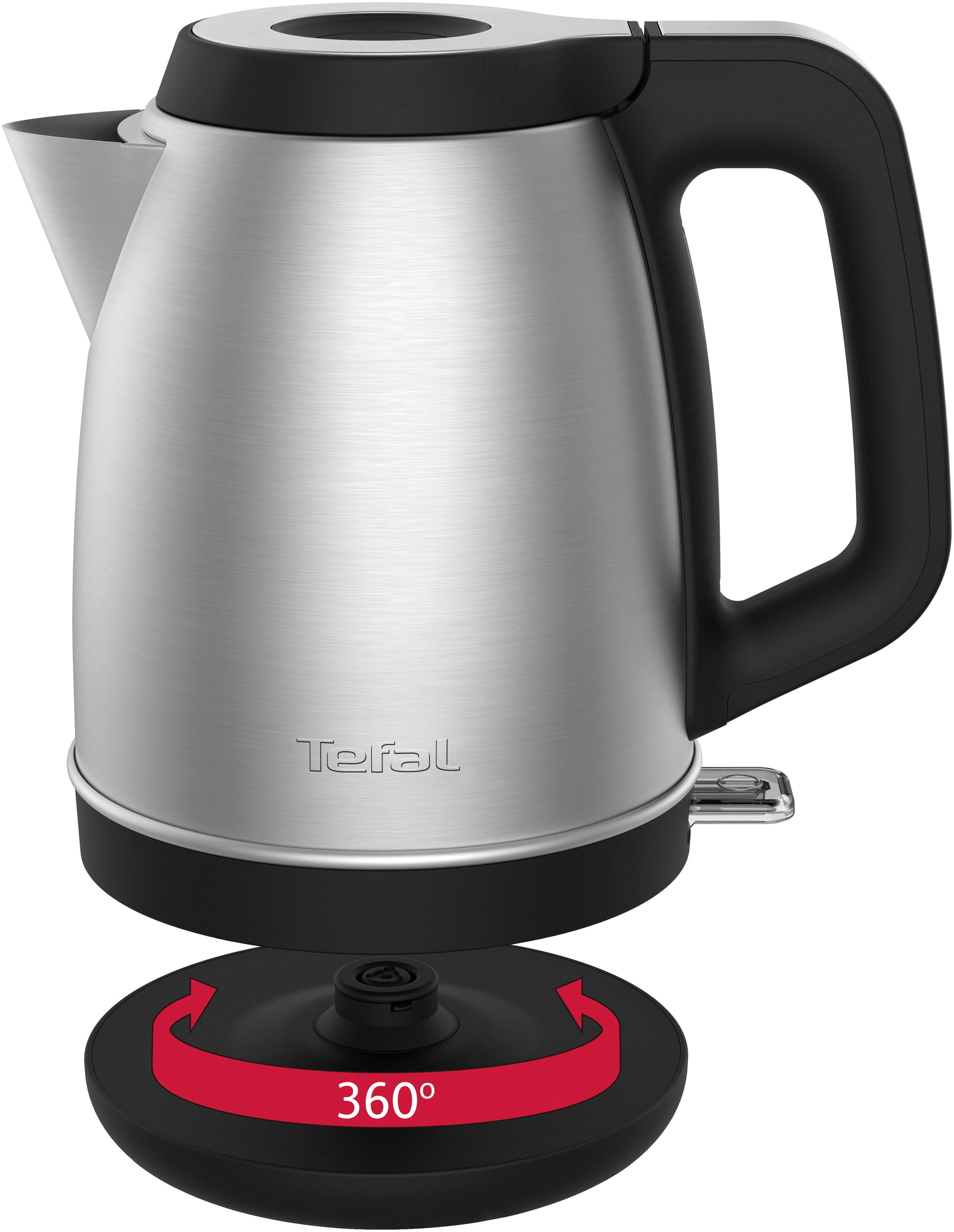 Tefal Waterkoker KI280D Element, Premium-Edelstahl, großes Fassungsvermögen von 1,7 l, 1,7 l