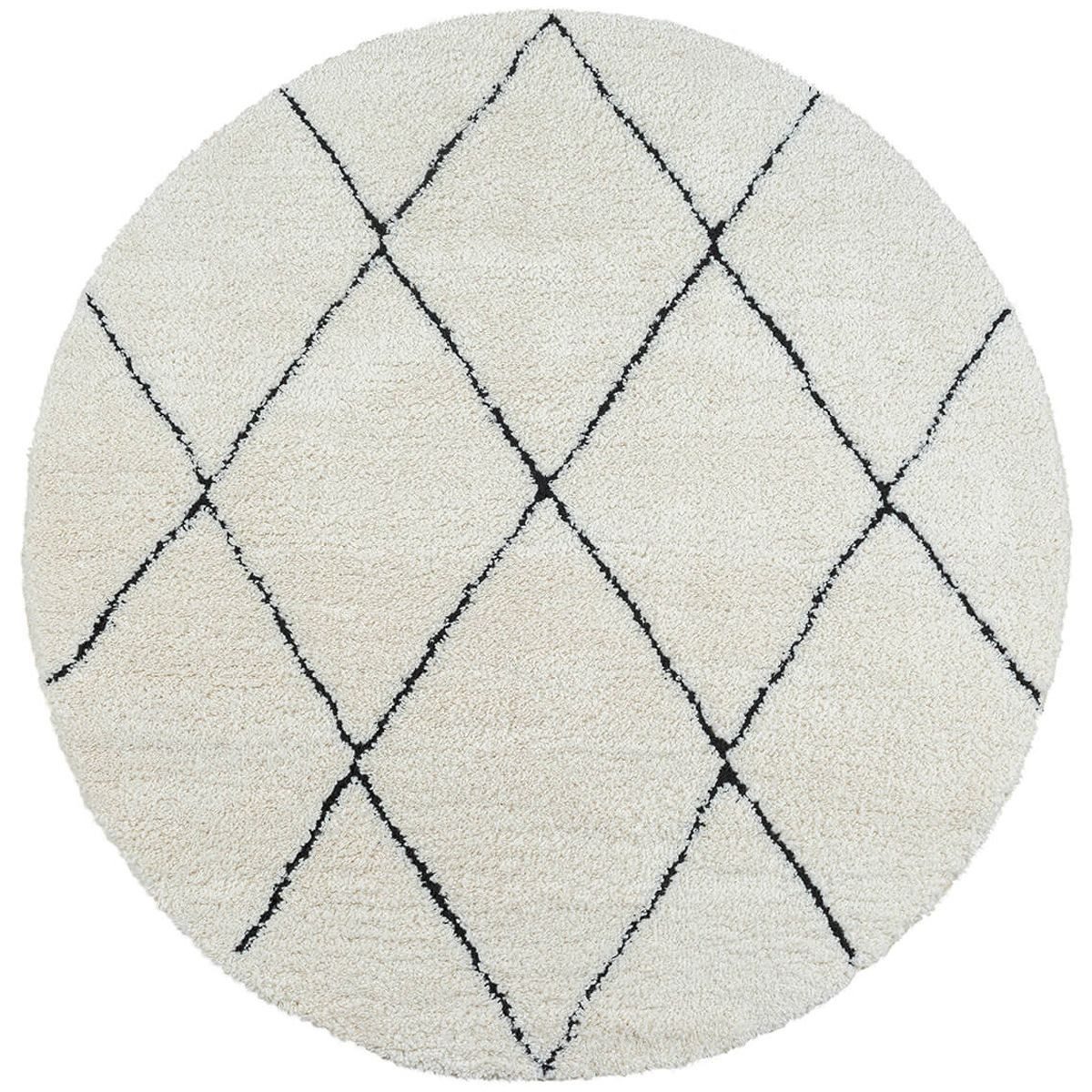 The carpet Vloerkleed Bahar Shaggy Shaggy elegante woonkamer tapijt hoogpolig