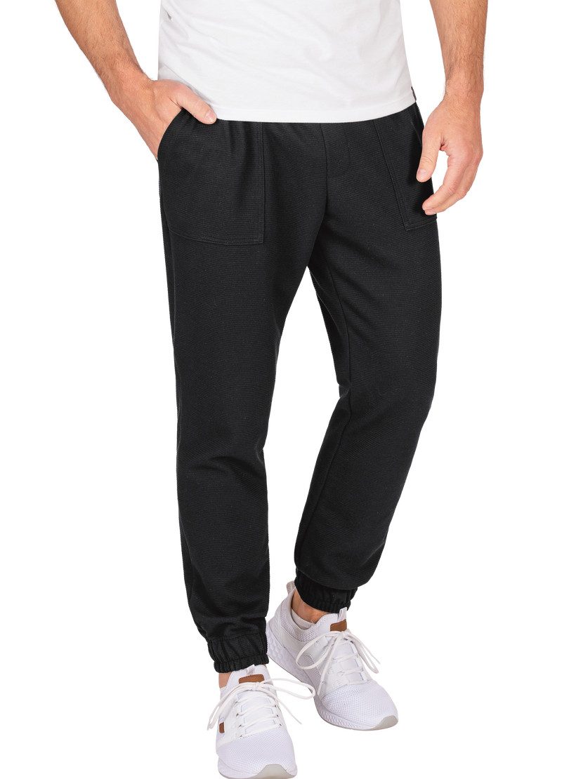 Trigema Jerseybroek  joggingbroek met opgestikte zakken (1-delig)