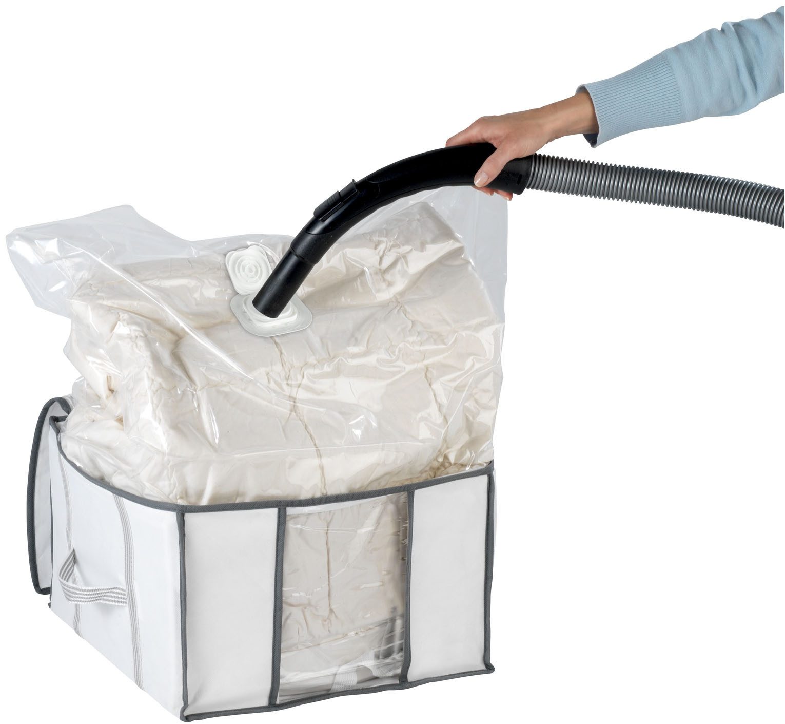 WENKO Onderbedlade Vacuüm-softbox S Ruimtebesparing door vacuüm