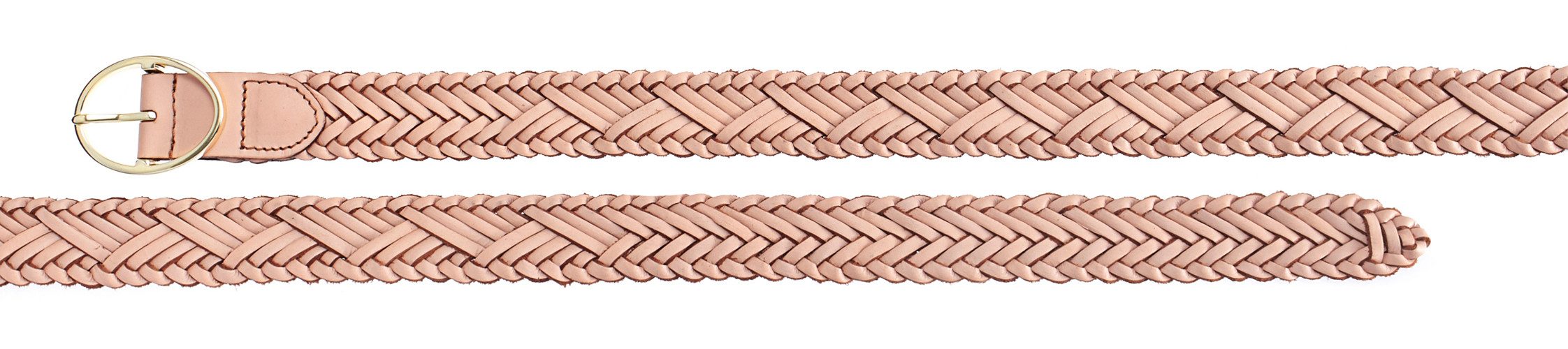 Lascana Leren riem Heupriem Vlechtriem, broekriem, riem van leer voor jeans & jurken