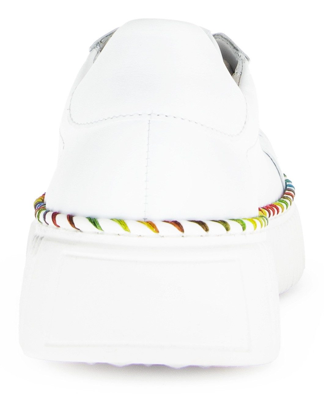 Gabor Plateausneakers , vrijetijdsschoen, lage schoen, veterschoen met contrast-raamnaad