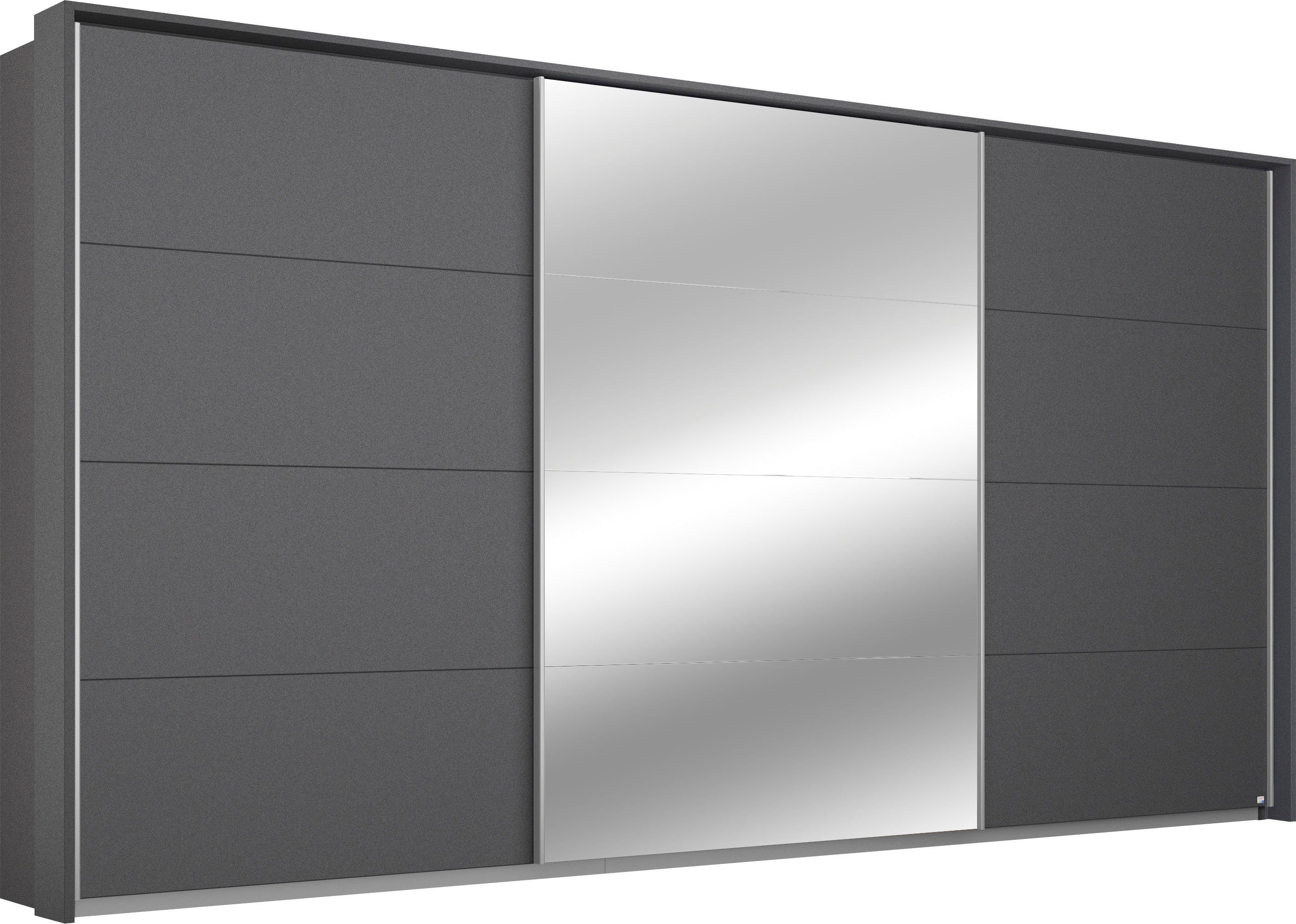 rauch Schuifdeurkast Kledingkast kast garderobe CORTONA met passe-partout en optionele verlichting inclusief indeling 2 boxen en planken