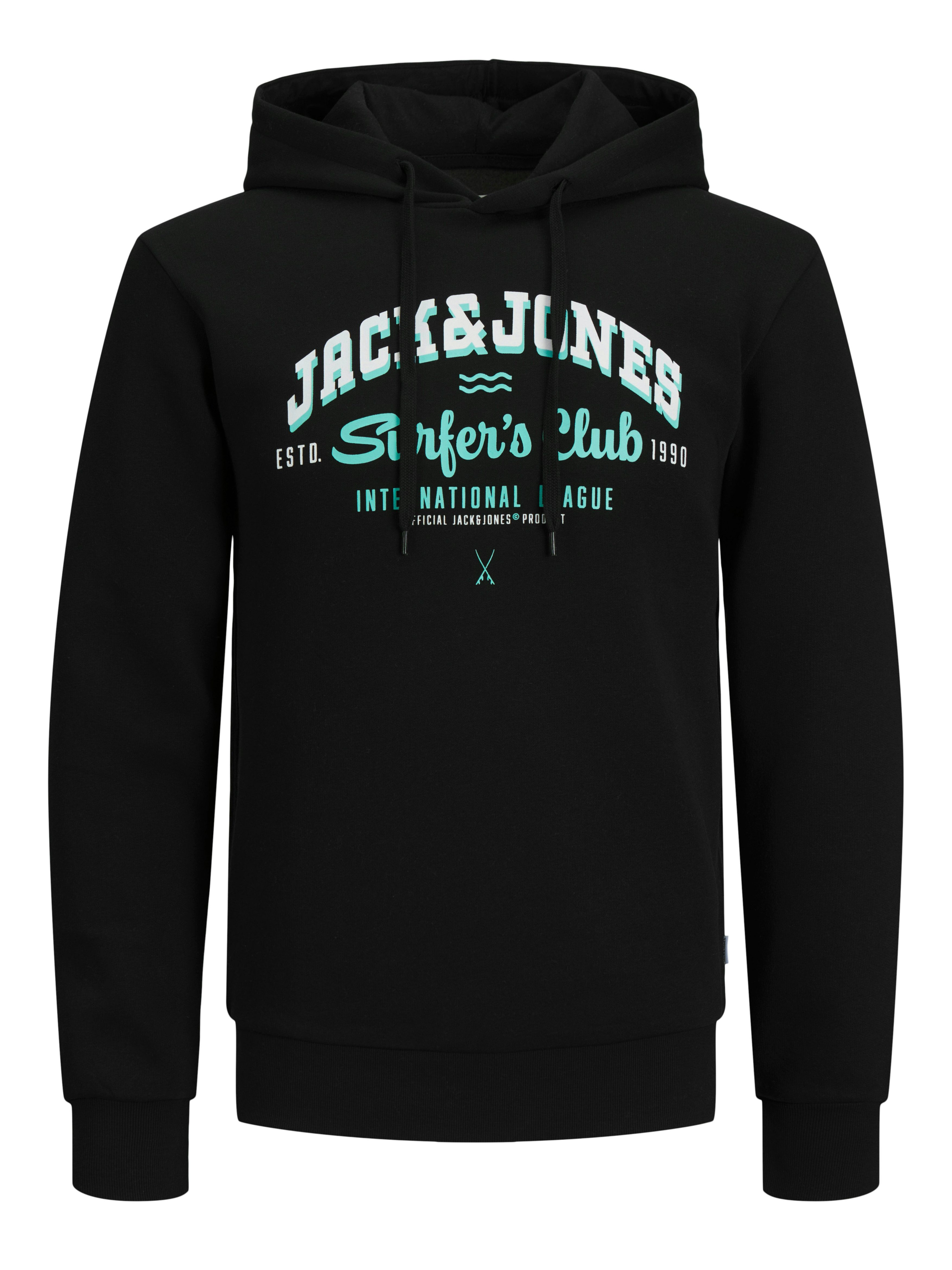 Jack & Jones Hoodie JJELOGO SWEAT HOOD 2 COL 24 25 NOOS
