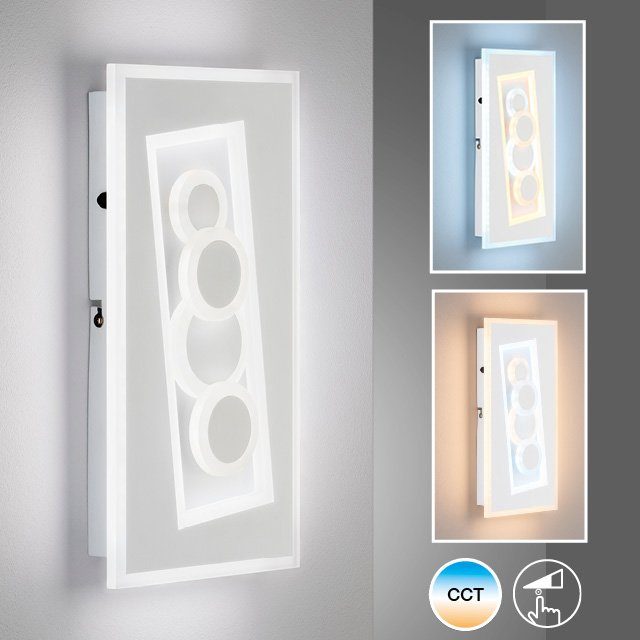 Honsel Leuchten Led-wandlamp Ratio (1 stuk) wandlampen wit