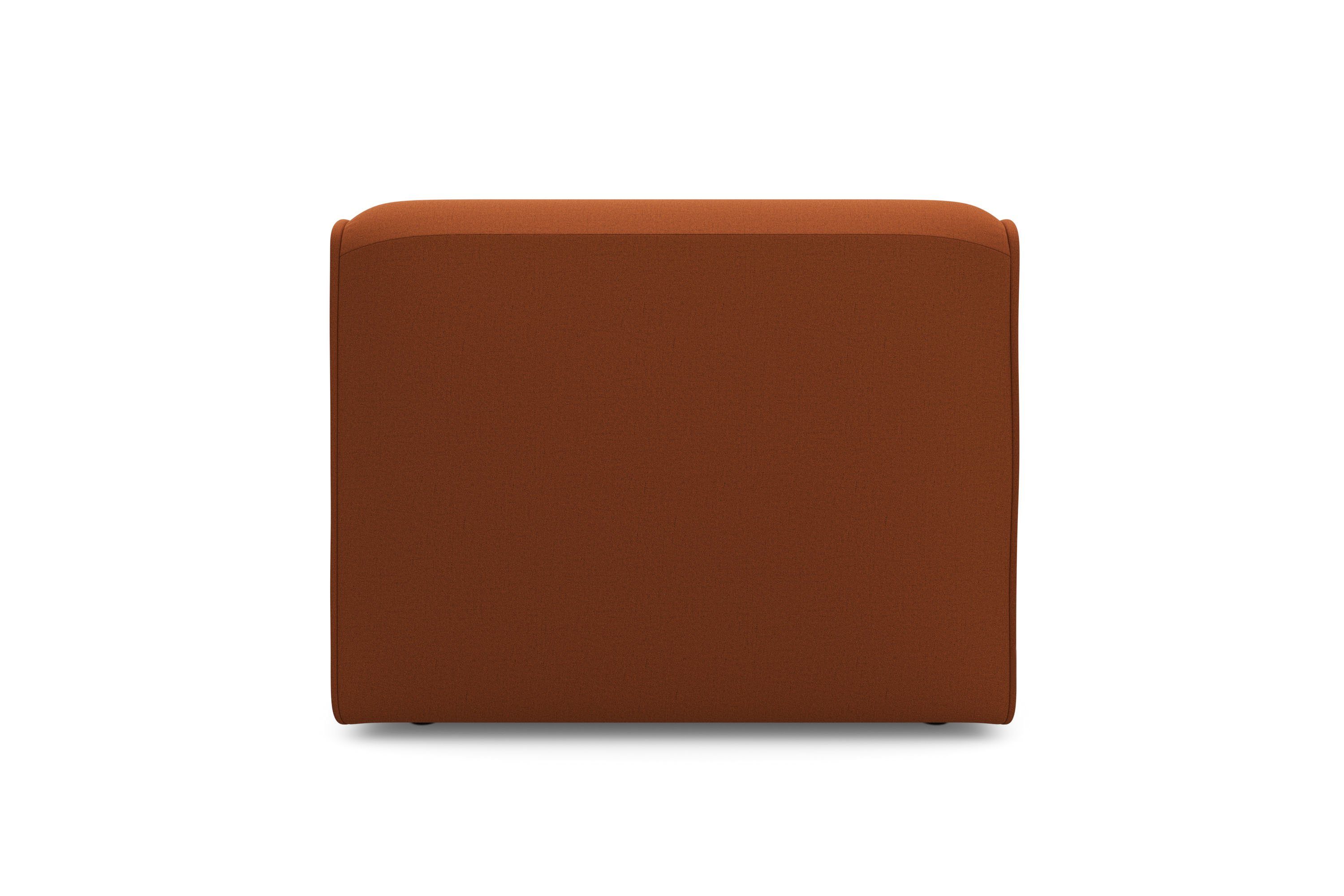 RAUM.ID Fauteuil Merid sofa-middenelement, afmetingen B/D/H: 84/97/46 cm als module of apart te gebruiken, voor individuele samenstelling