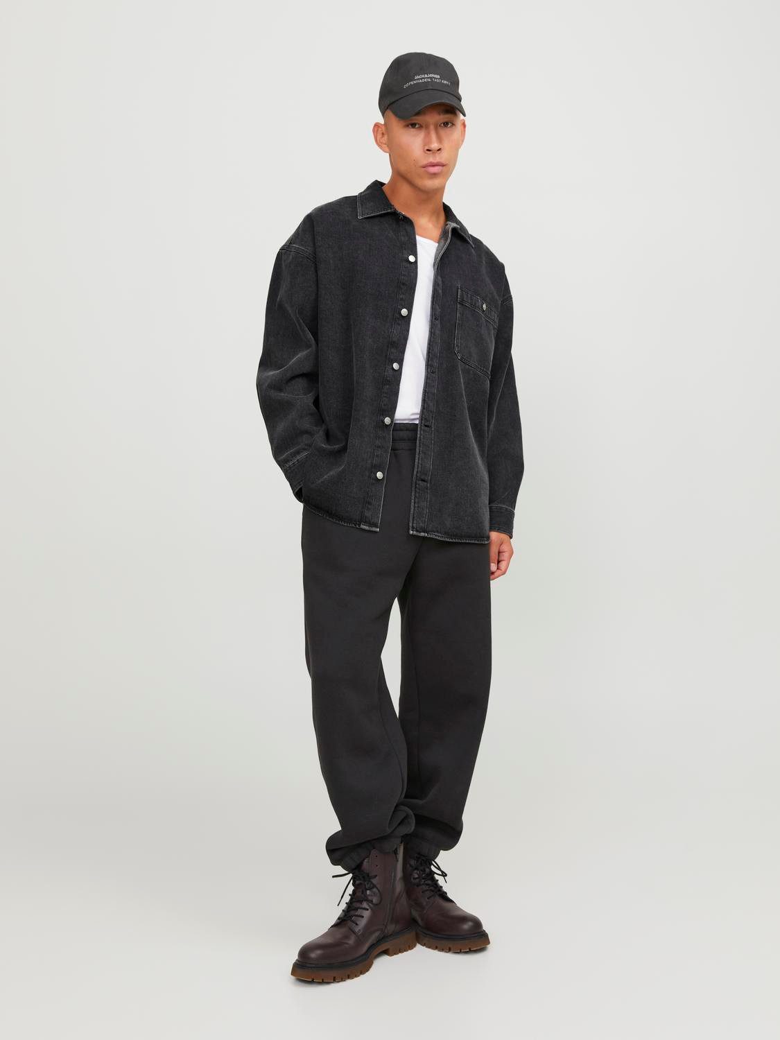 Jack & Jones Overhemd met lange mouwen JORSANTORINI DENIM OVERSHIRT LS SN