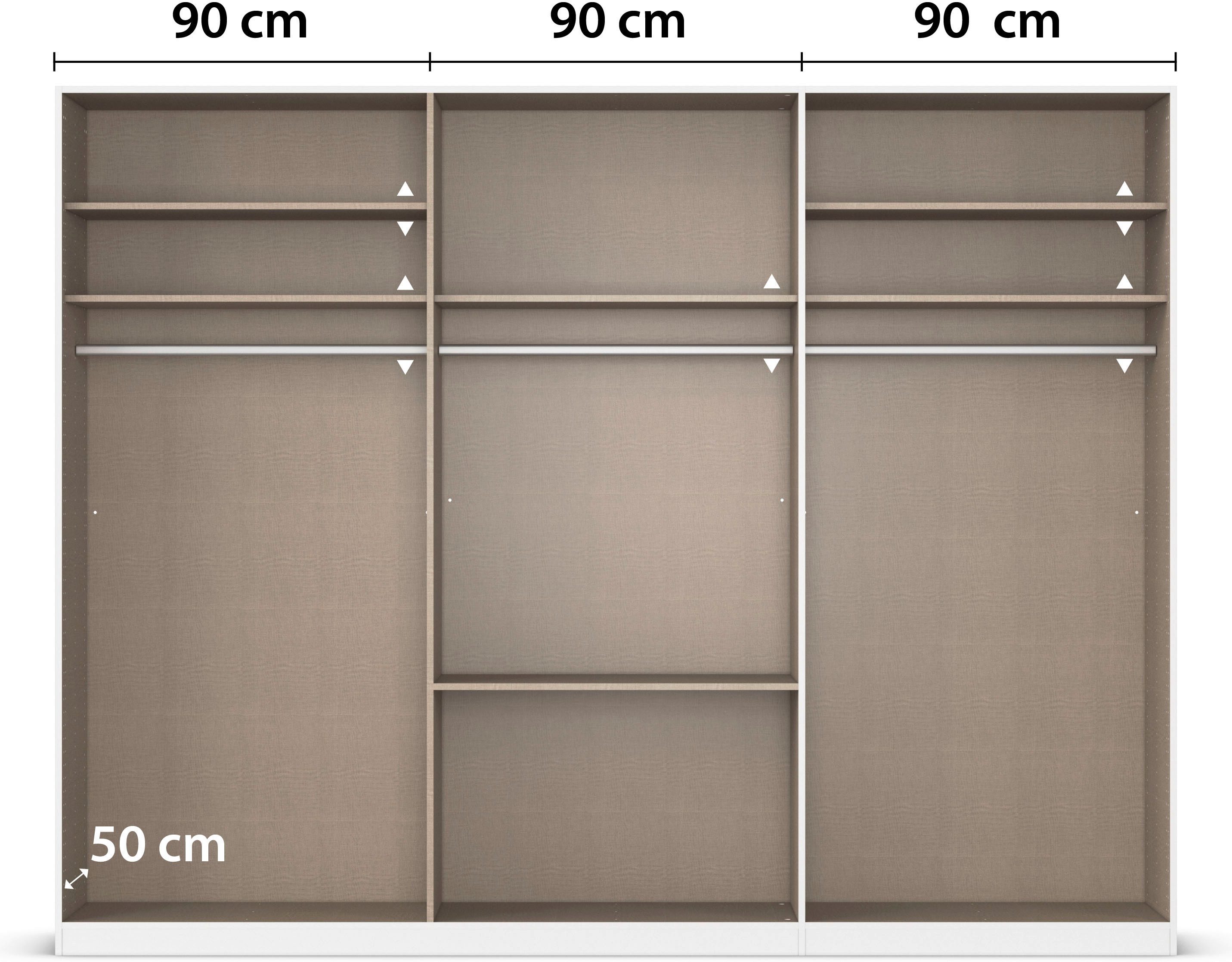 rauch Draaideurkast Kledingkast kast garderobe AGORDO met decor- of hoogglansfront