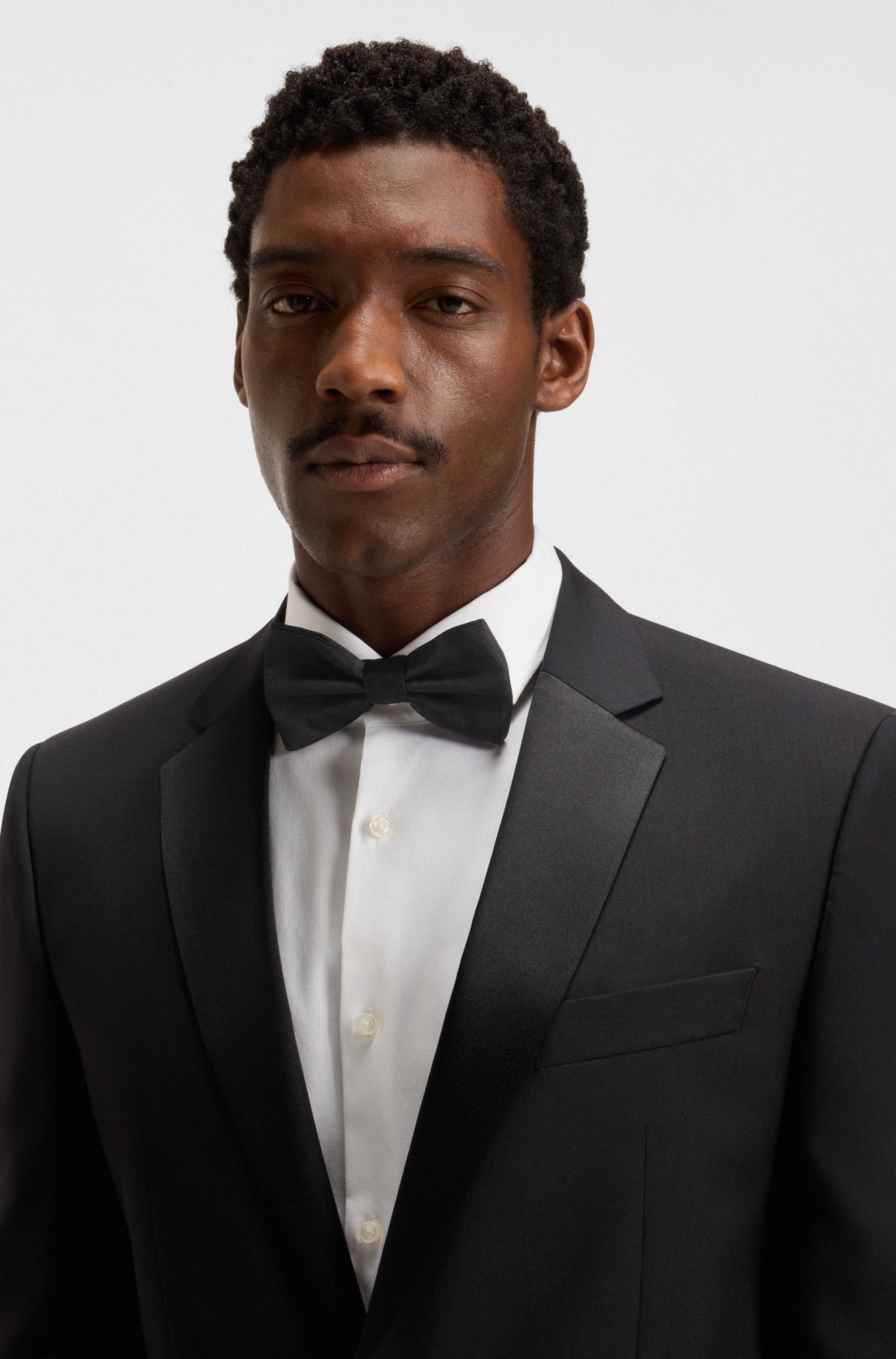 Boss Vlinderdasje H-BOW TIE van zuivere zijde