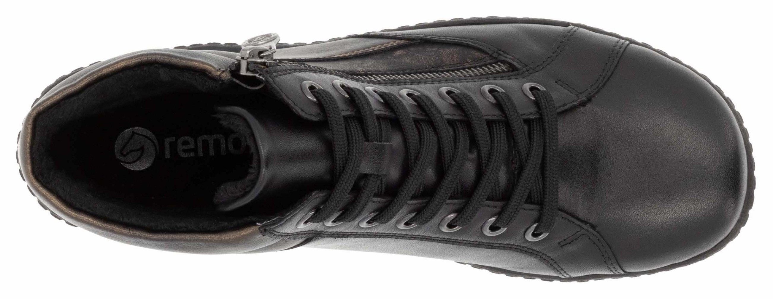 Remonte Veterschoenen flats, comfort schoen, veterschoen met tex-membraan