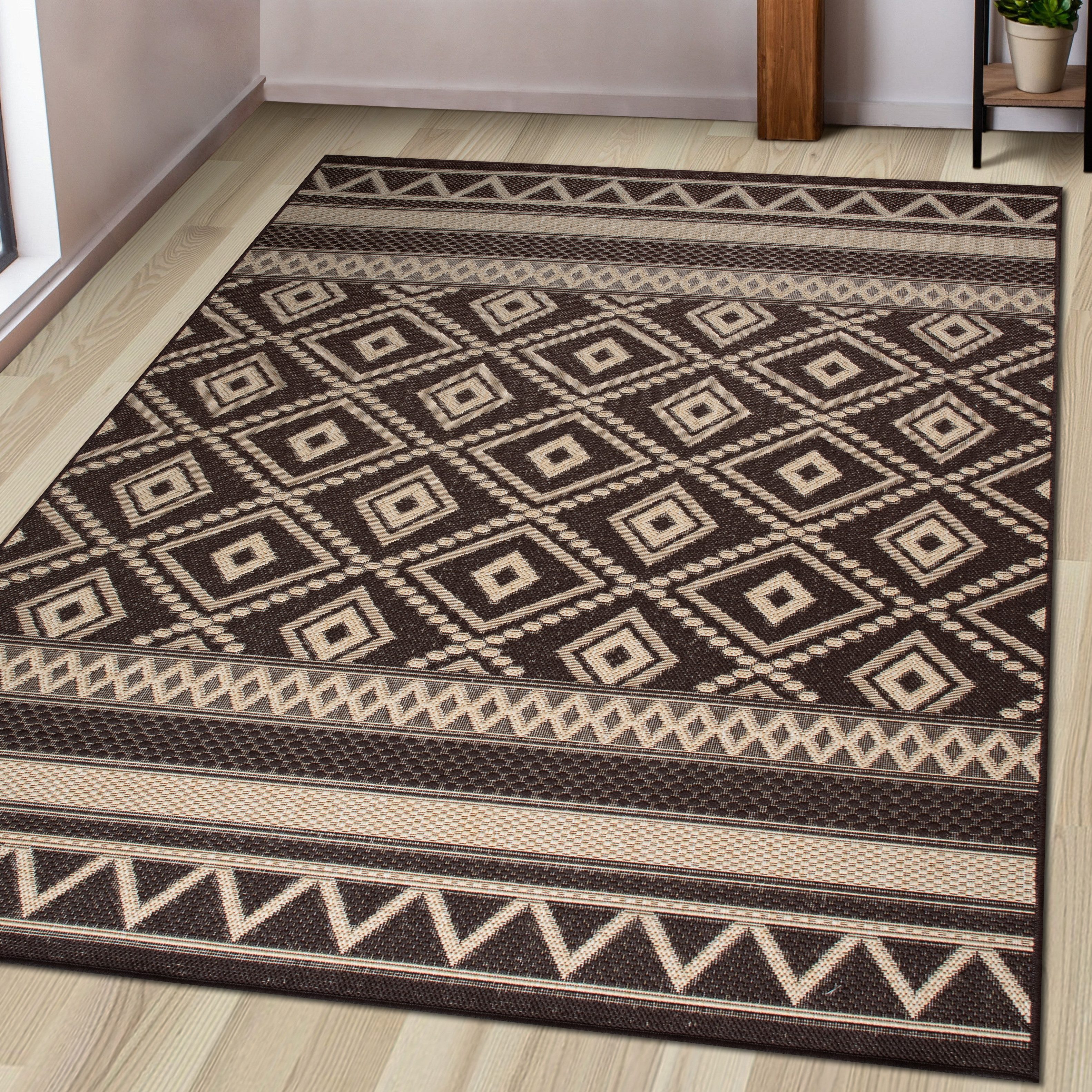 my home Vloerkleed Toronto is ook als loper verkrijgbaar Geschikt voor binnen en buiten, sisal-look, weerbestendig & uv-bestendig, boho