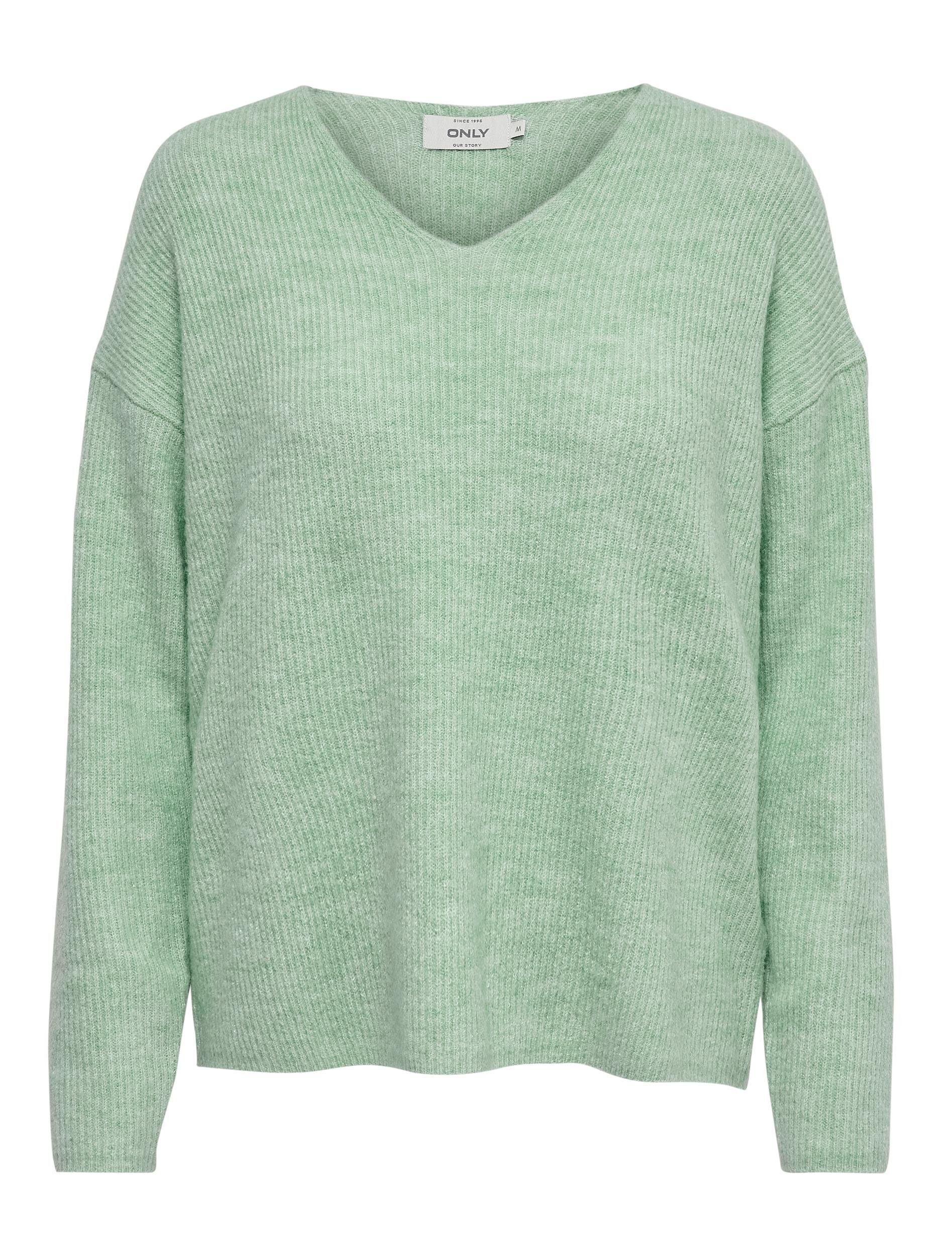 Only Trui met V-hals ONLCAMILLA V-NECK L/S PULLOVER KNT NOOS