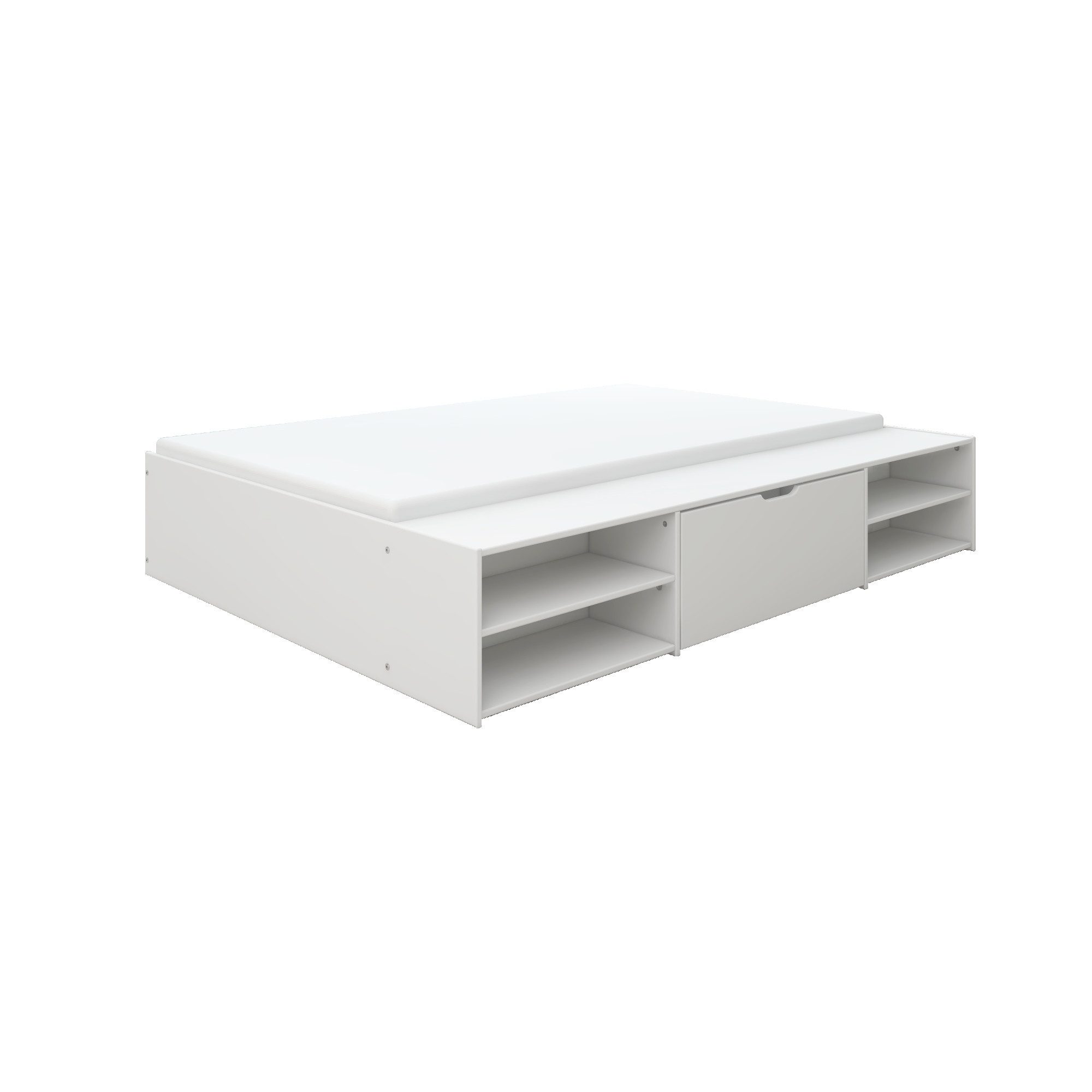Home affaire Bed Magdala van mdf, breedte ligoppervlak 140 cm, opbergbox optioneel