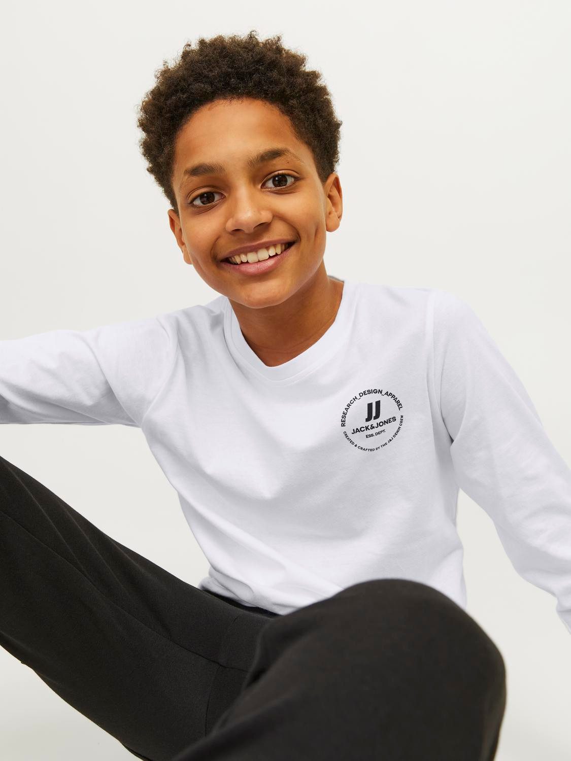 Jack & Jones Junior Shirt met lange mouwen JJESWIFT TEE LS NOOS JNR